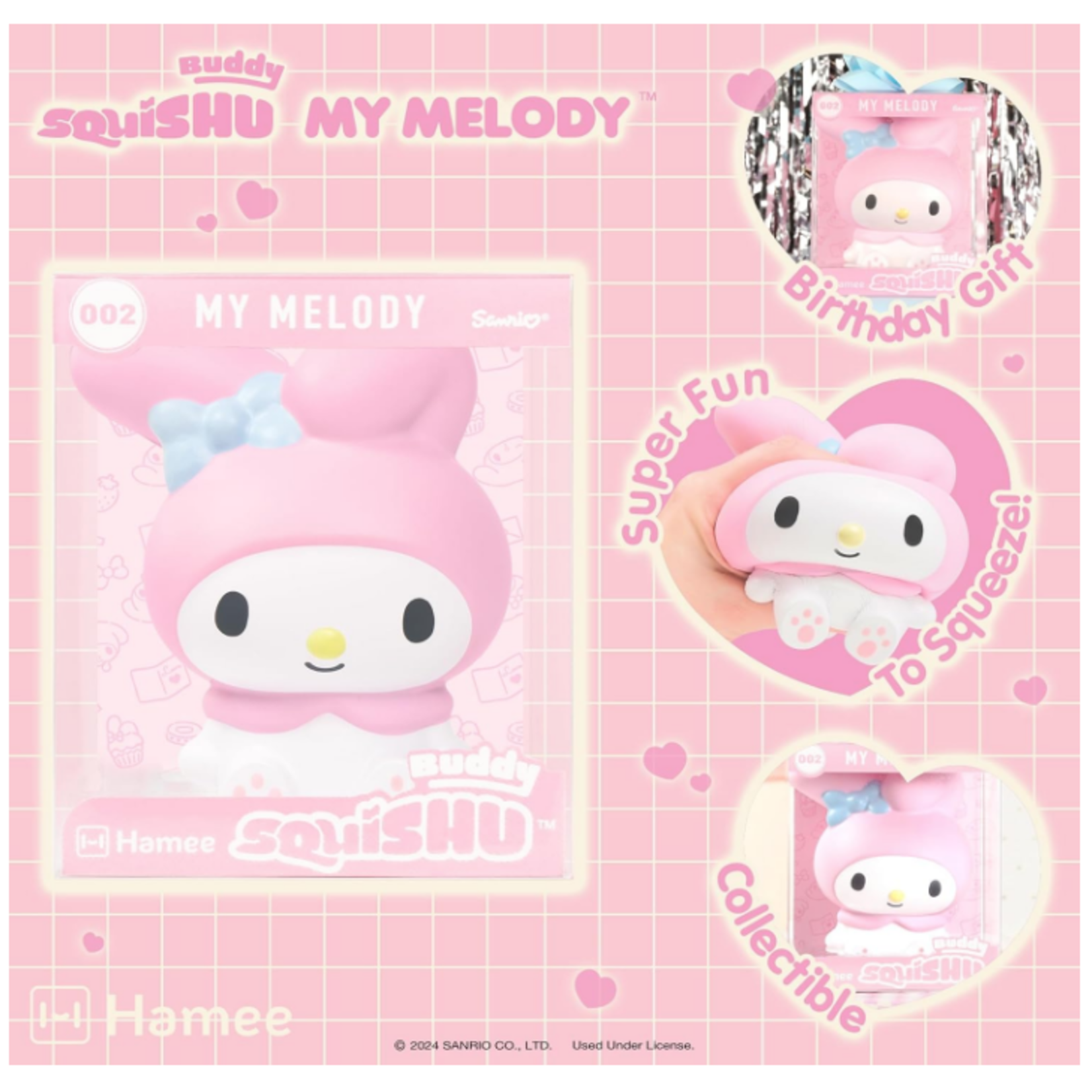 Sanrio Pastel Buddy SquiSHU Series 1 My Melody