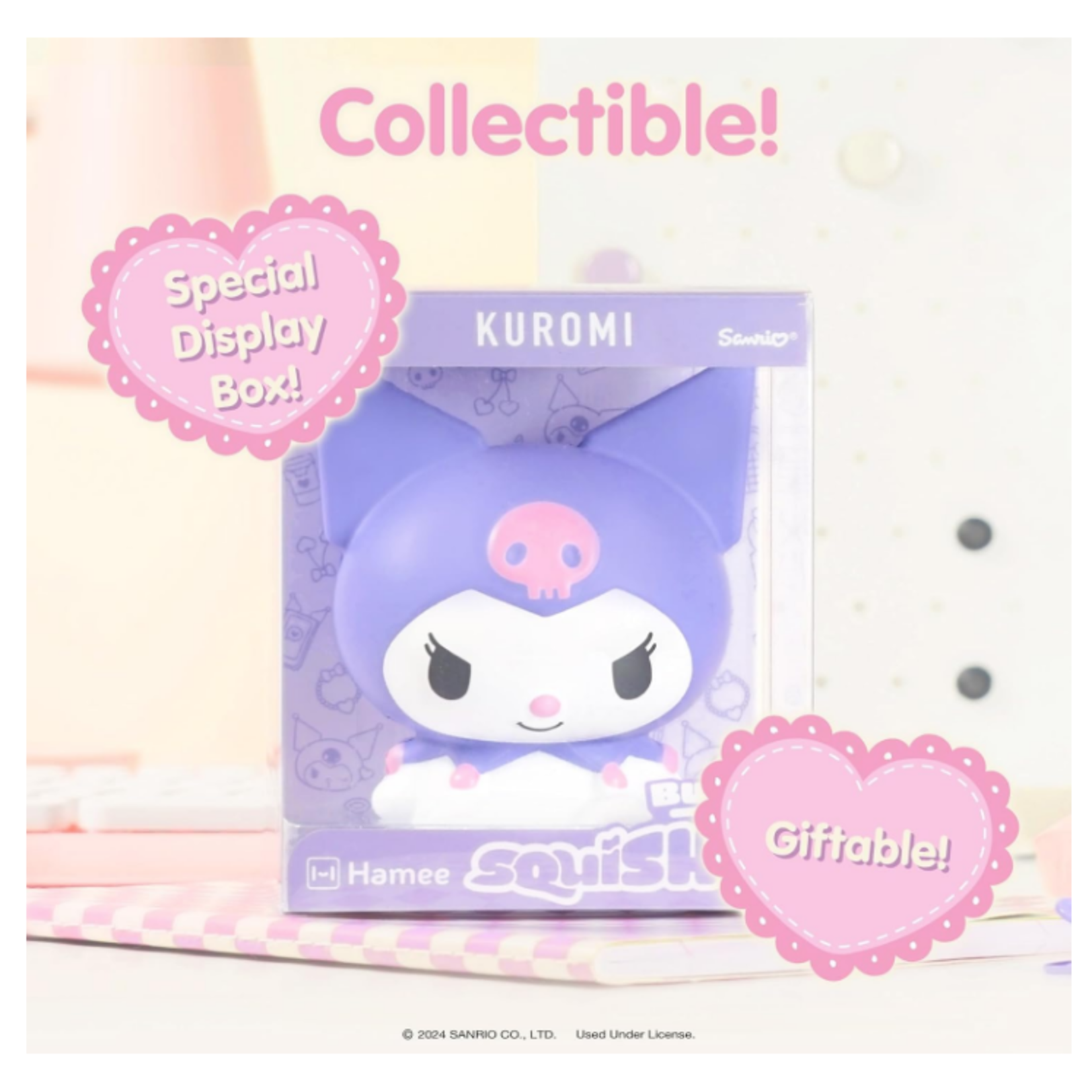 Sanrio Pastel Buddy SquiSHU Series 1 Kuromi