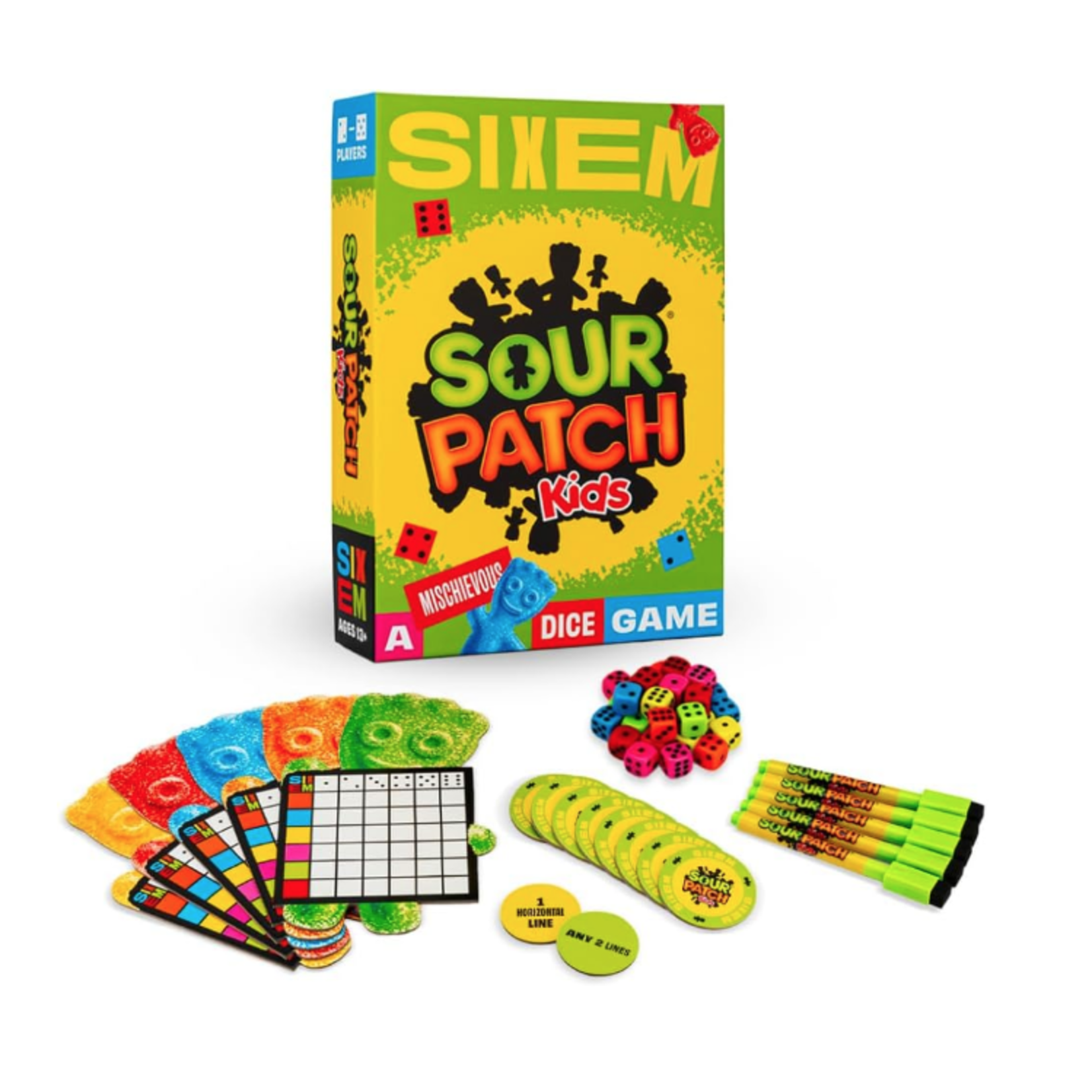 Sour Patch Kids Sixem Dice Game