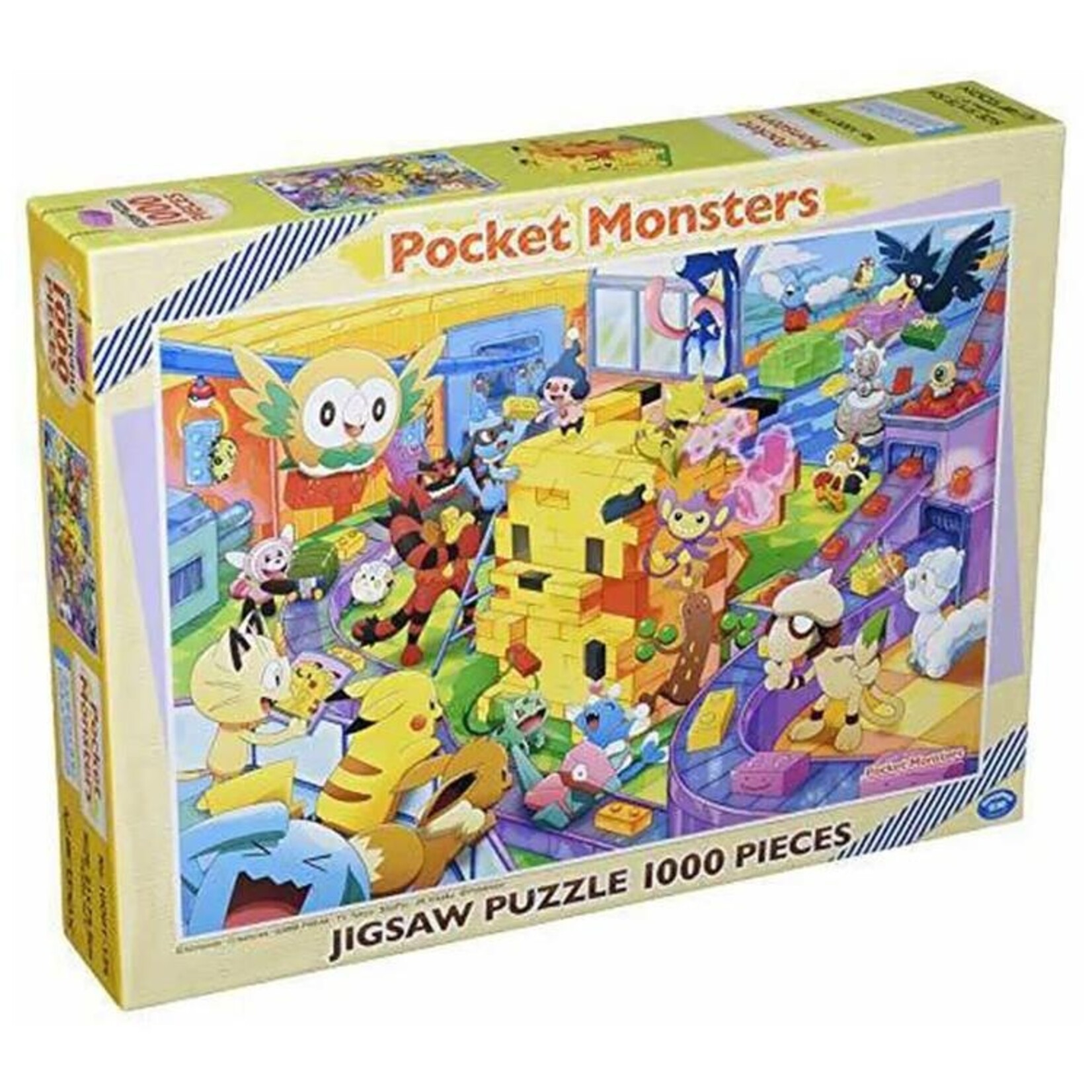 Let's Make it Together Pikachu Blocks Ensky 1000pc Puzzle