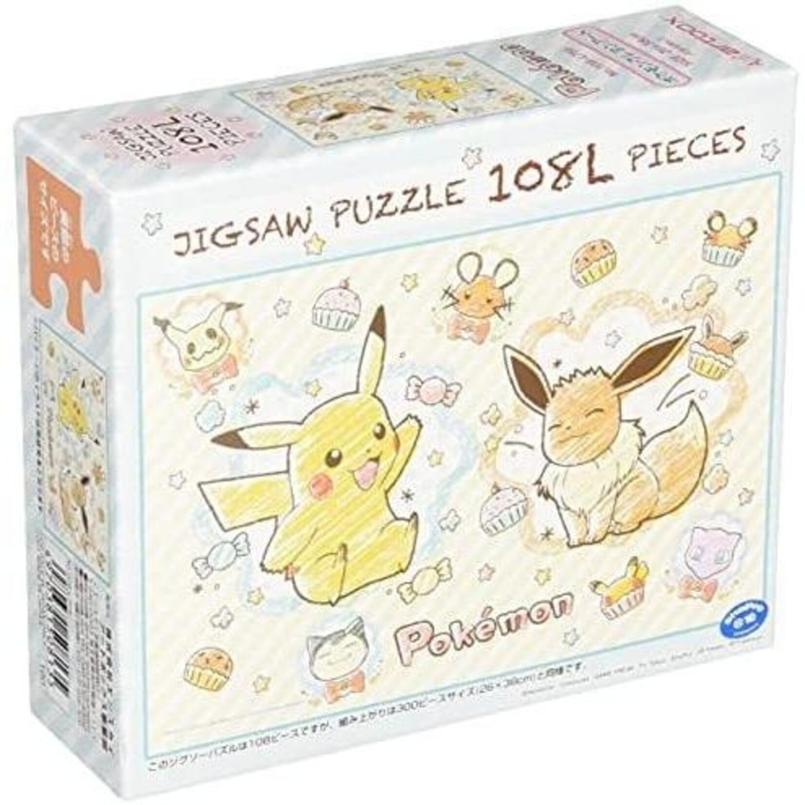 Pokemon Crayon Art Ensky 108pc Puzzle