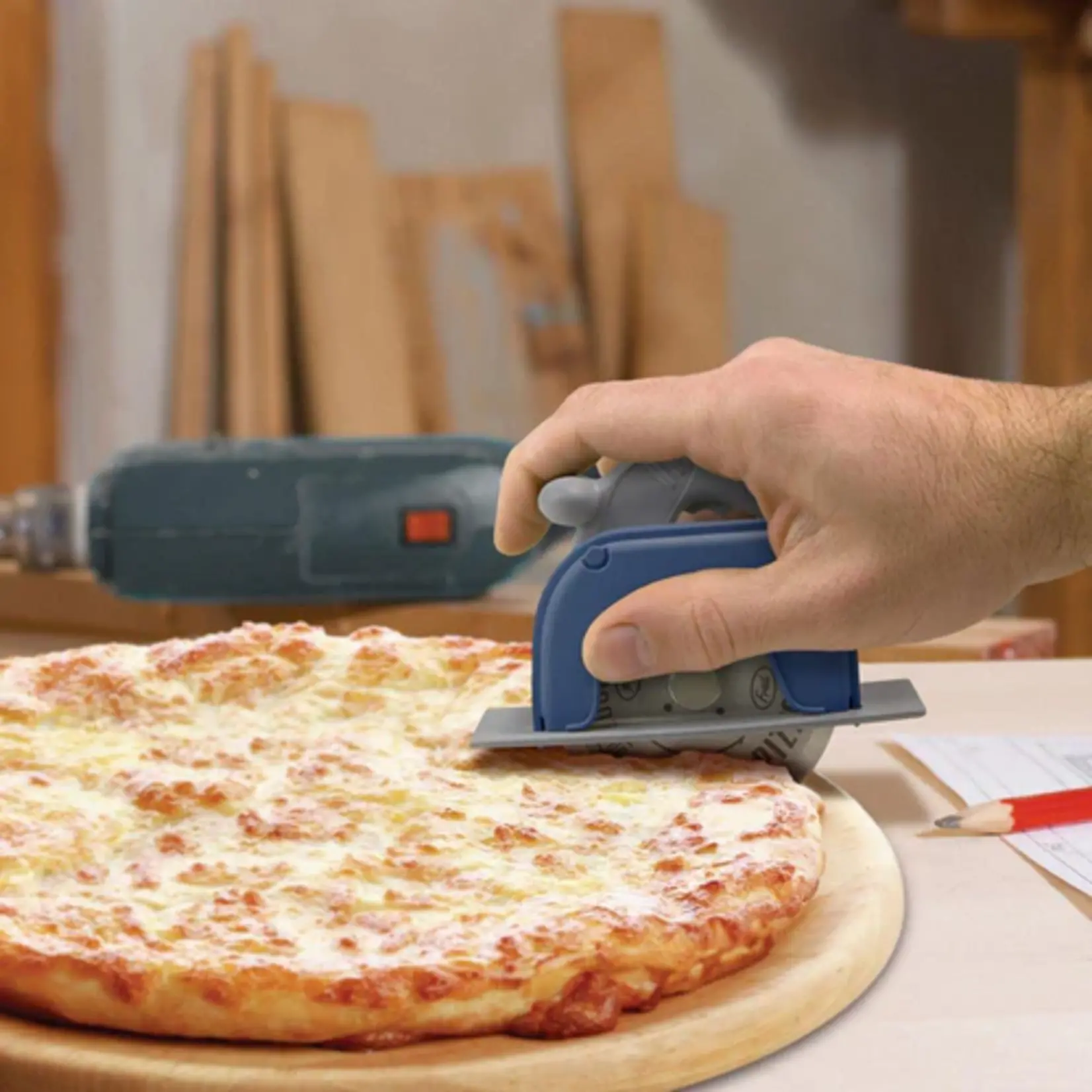 Pizza Cutter Saw Pizza Boss 3000