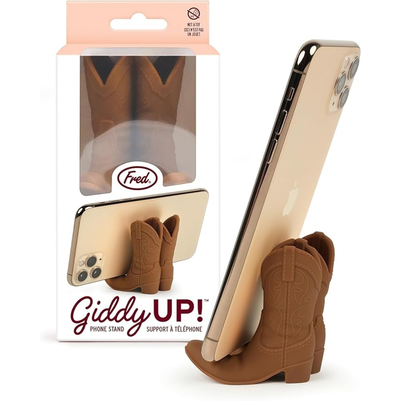 Giddy Up Phone Stand Brown