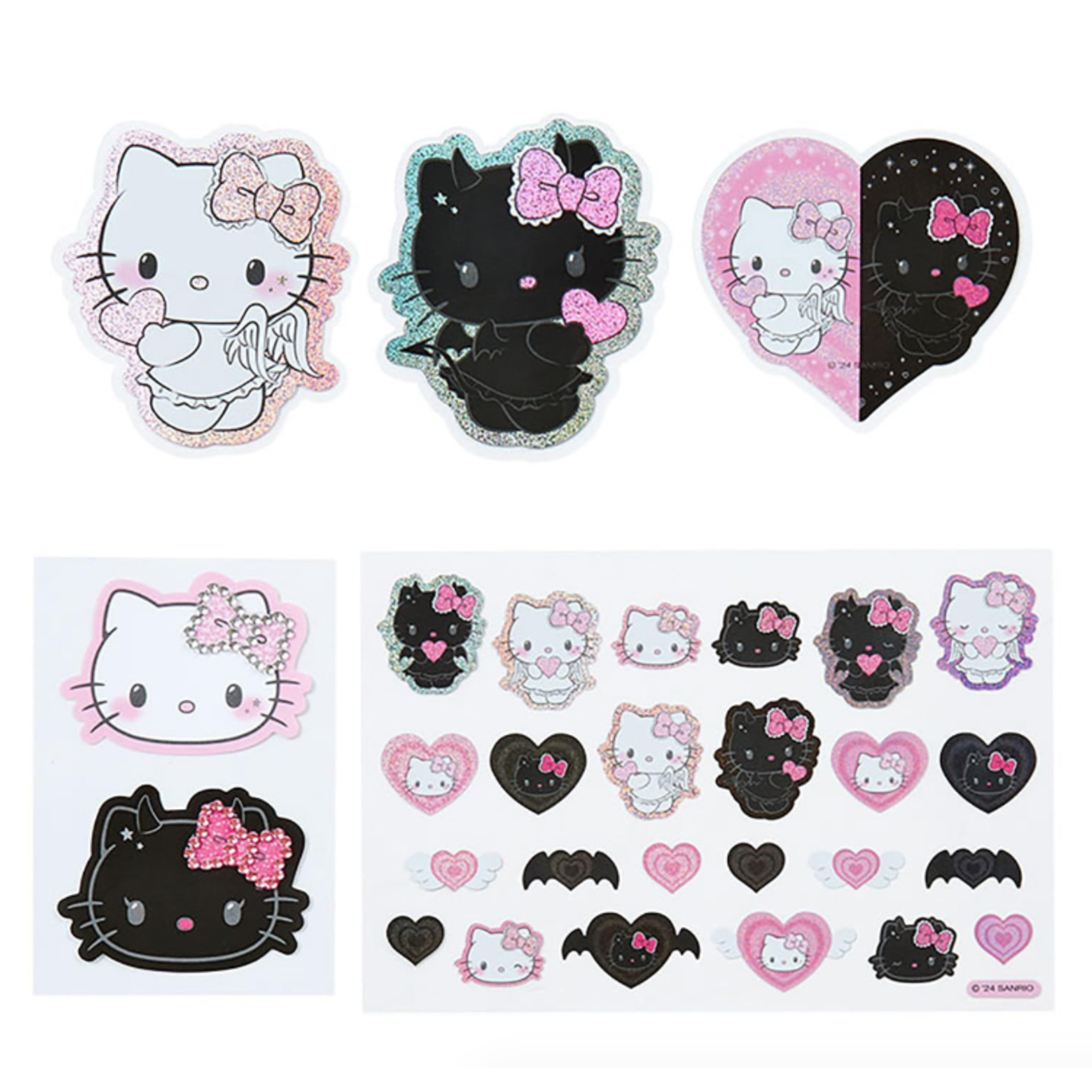 Stickers Angel and Devil Tk Hello Kitty