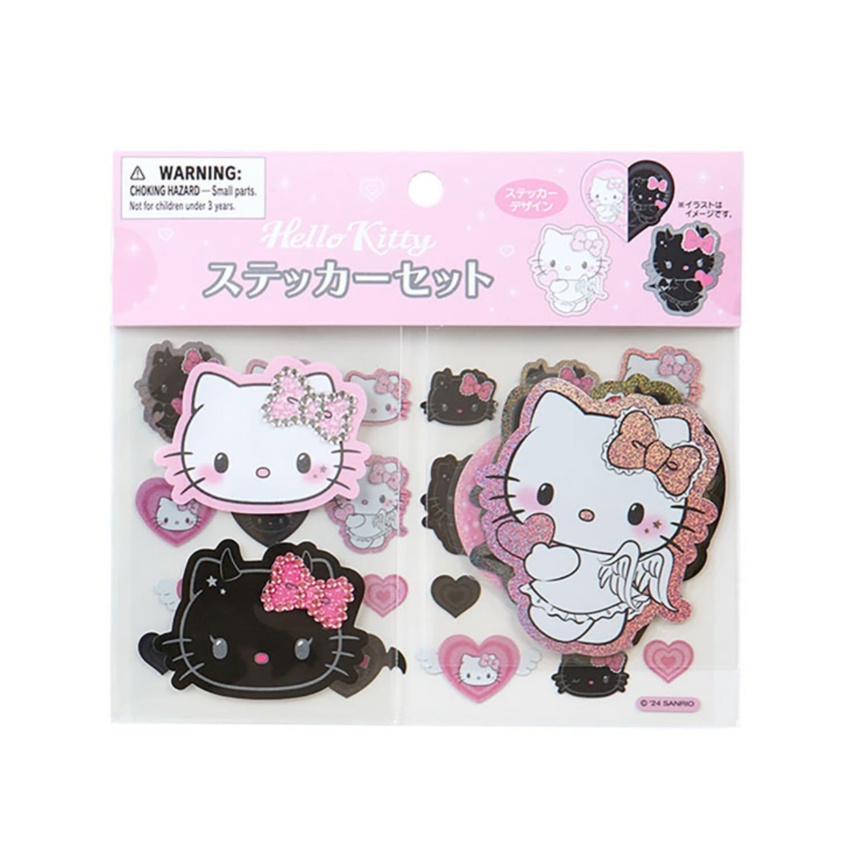 Stickers Angel and Devil Tk Hello Kitty