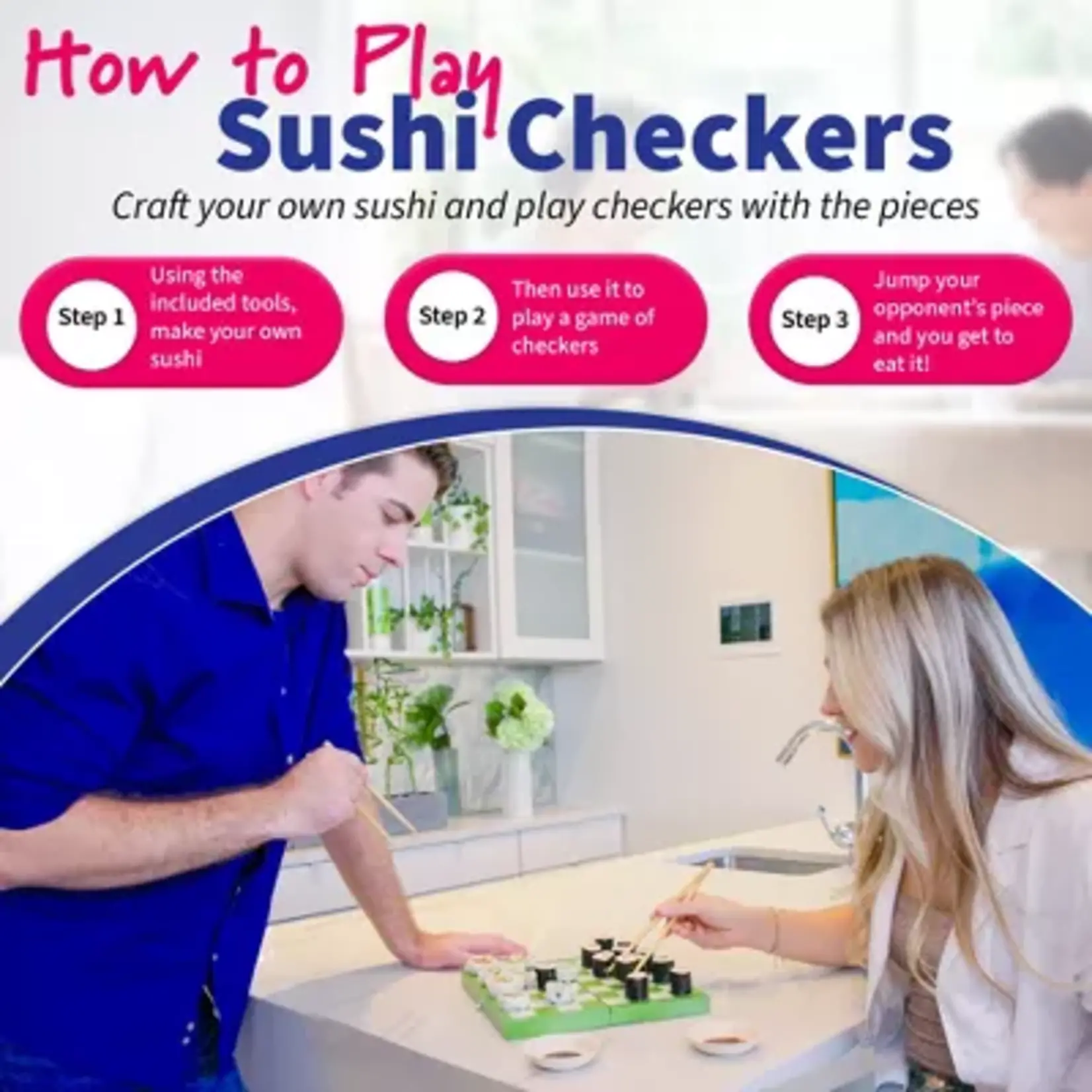 Sushi Checkers Game