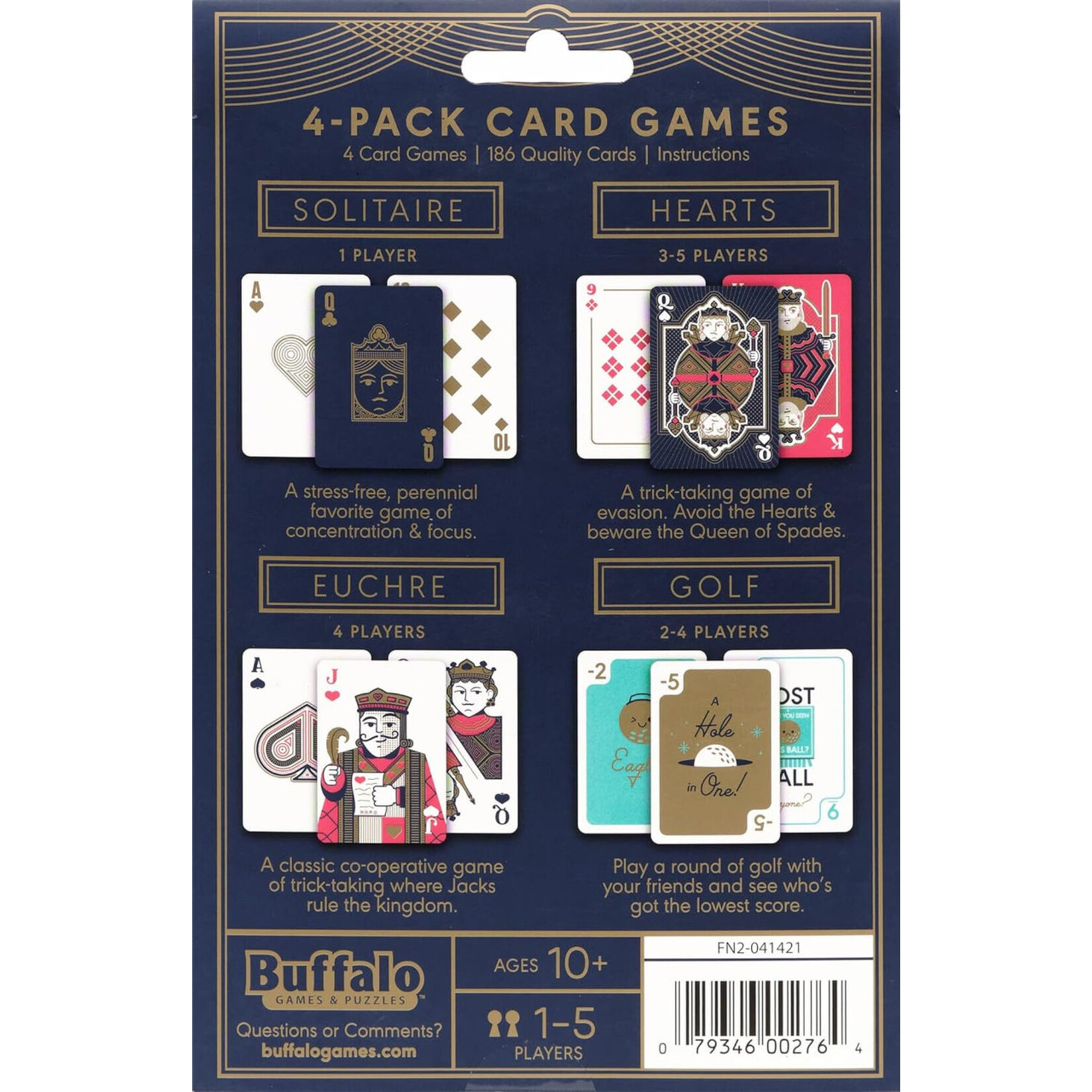 4pk Card Game Pack