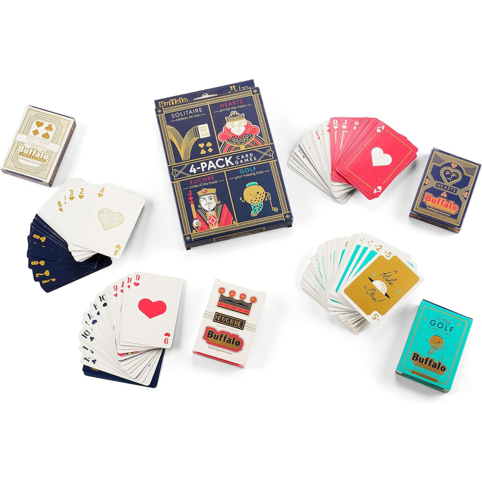 4pk Card Game Pack - Toy Joy