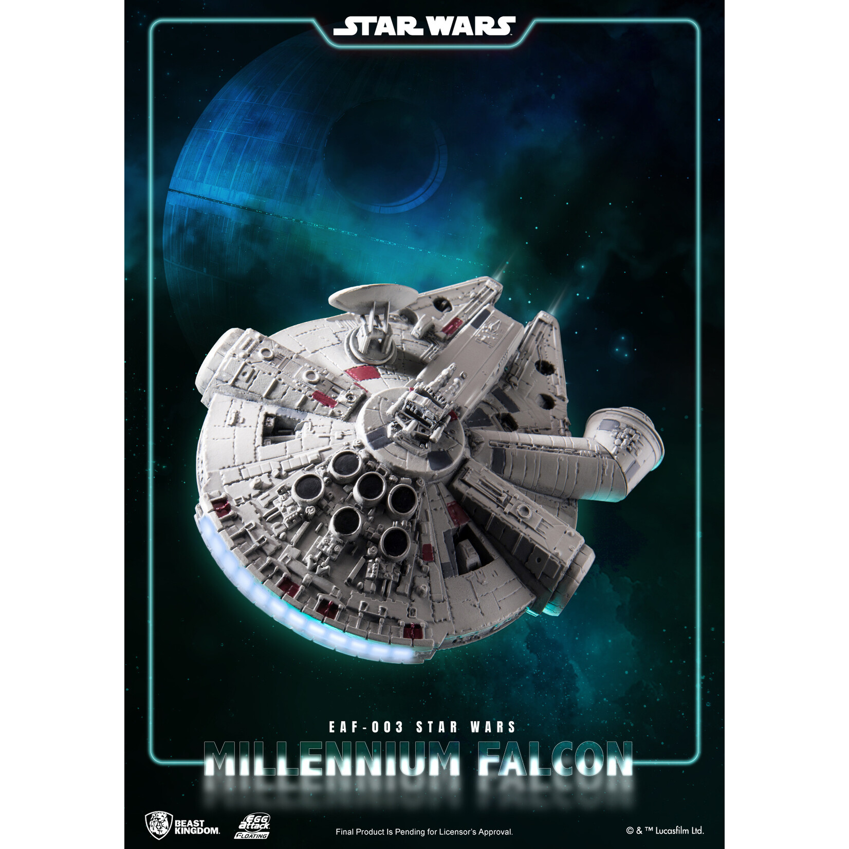 Star Wars EAF-003 Millennium Falcon Maglev Floating Ship