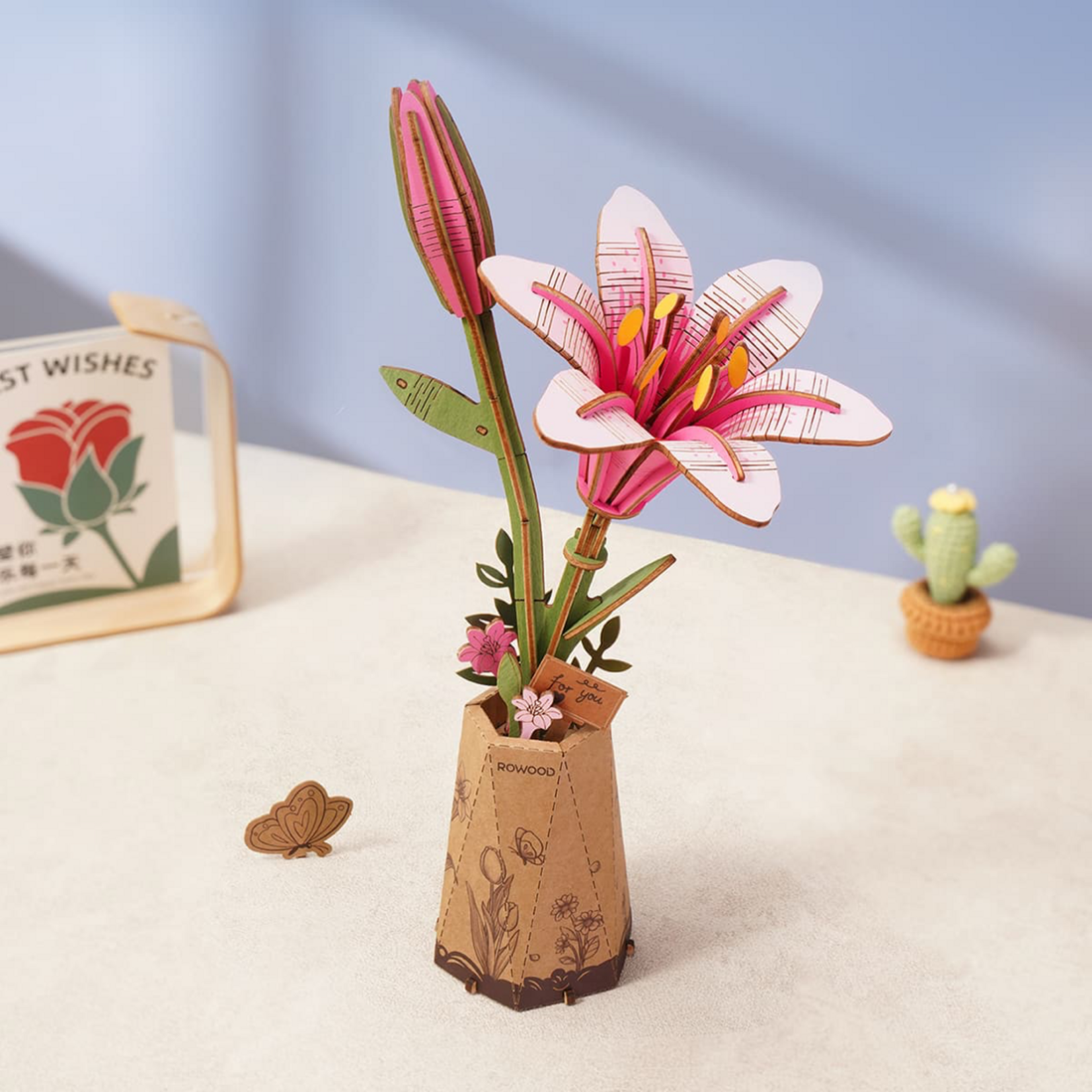 pink lily model