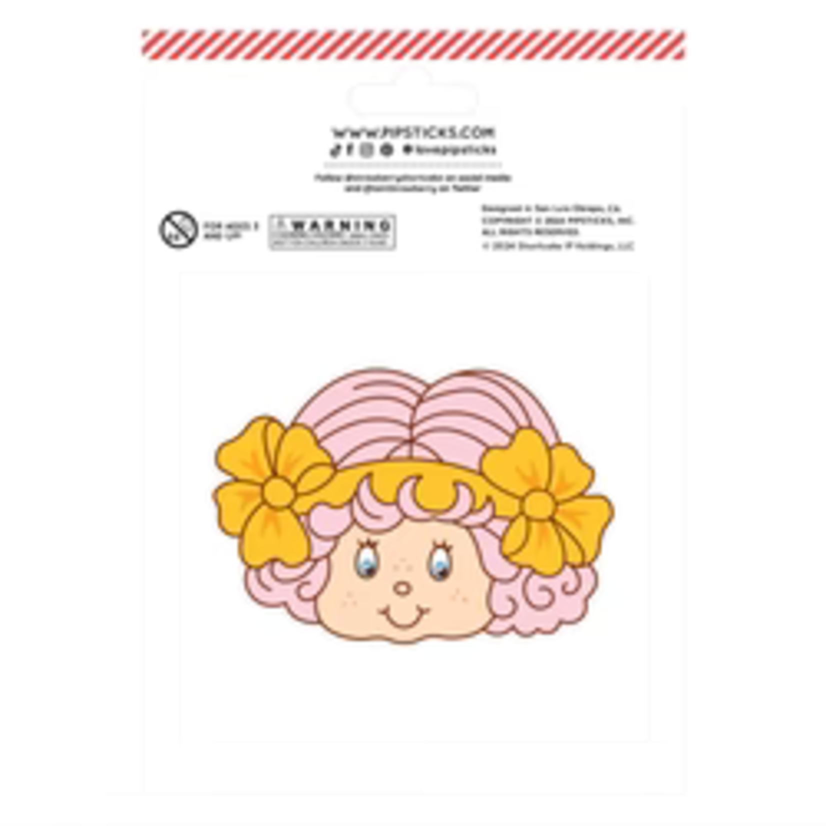 Strawberry Shortcake Angel Cake Souffle Scratch n Sniff Sticker Sheet