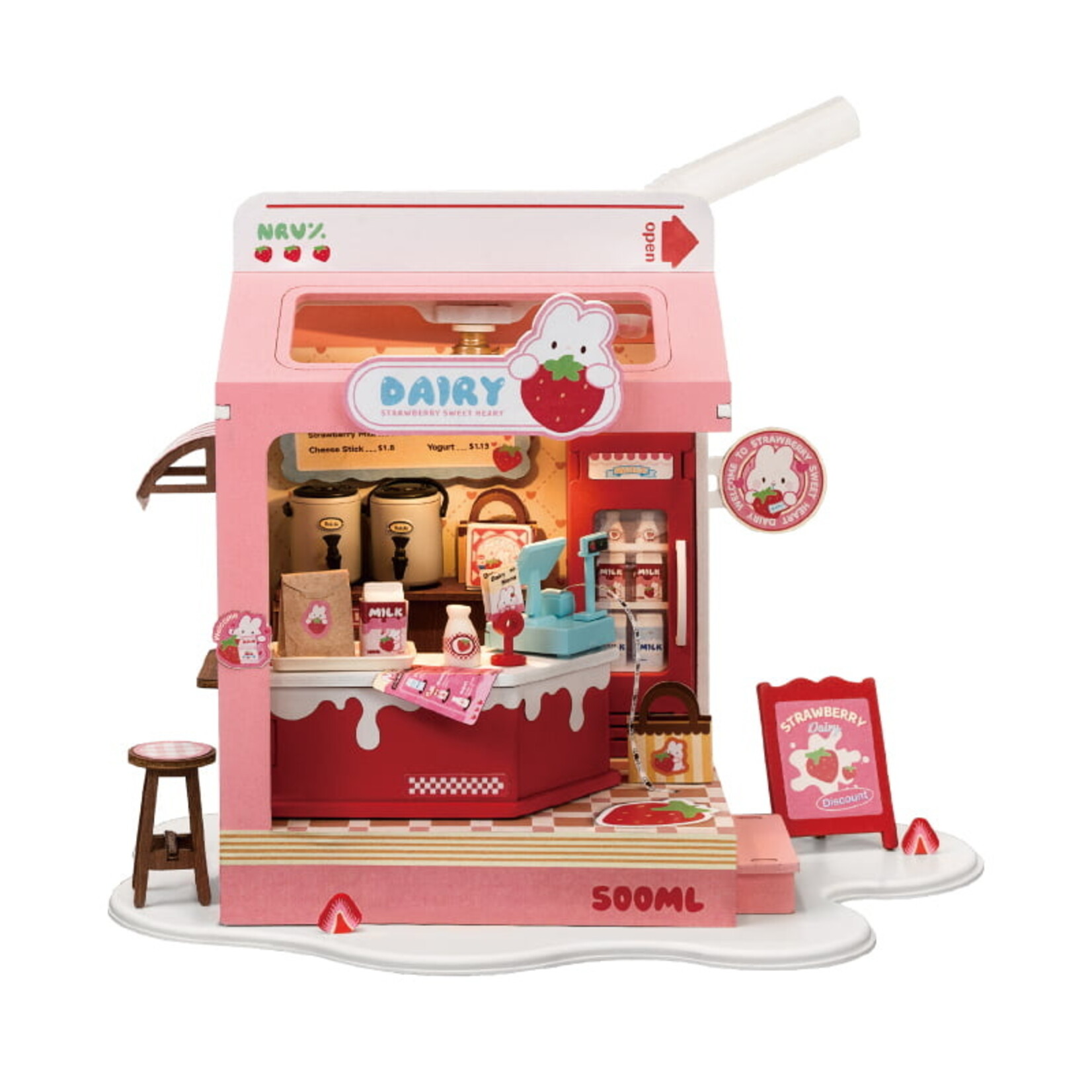 Strawberry Milk Box Model