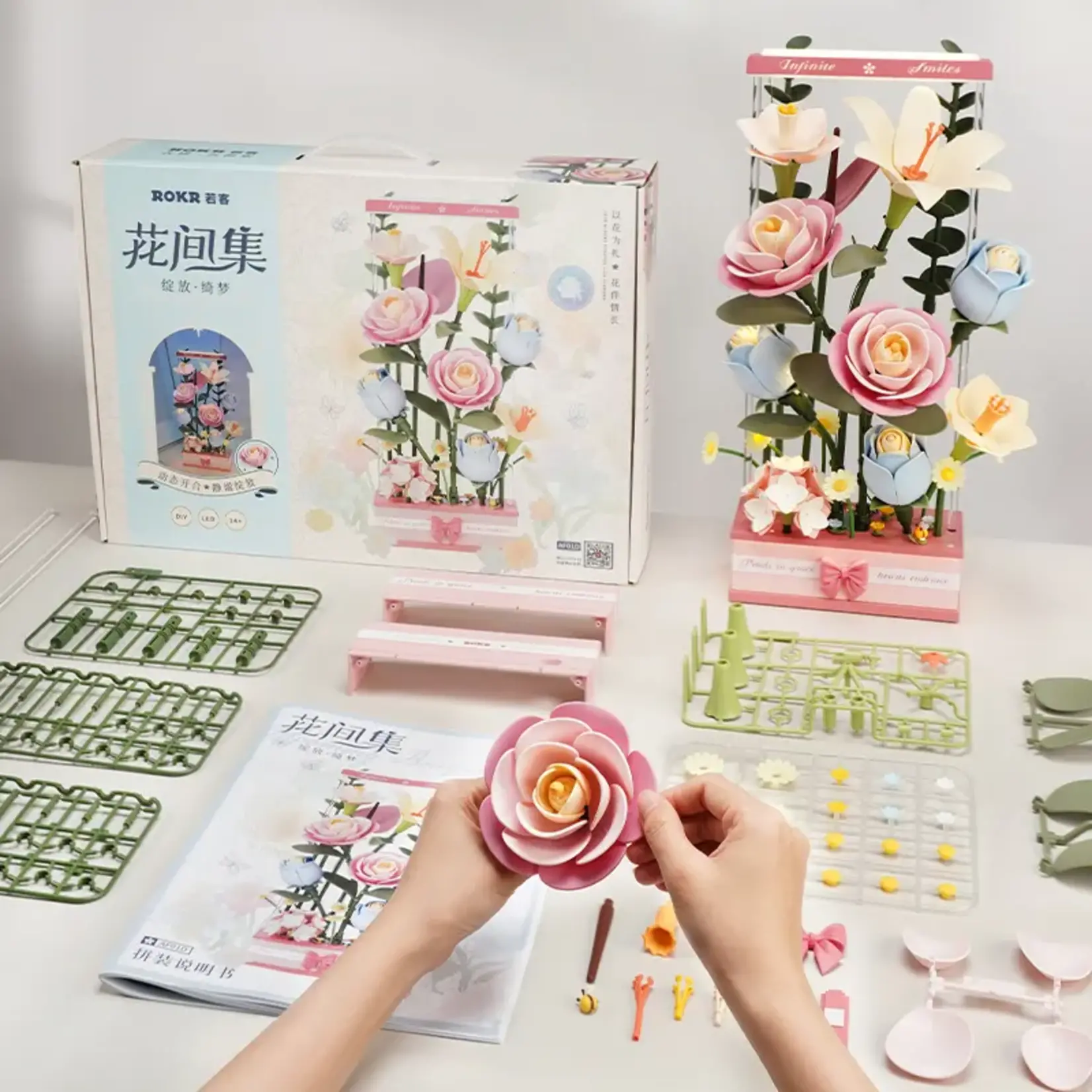 Blooming Bouquet Box: DIY 3D Puzzle