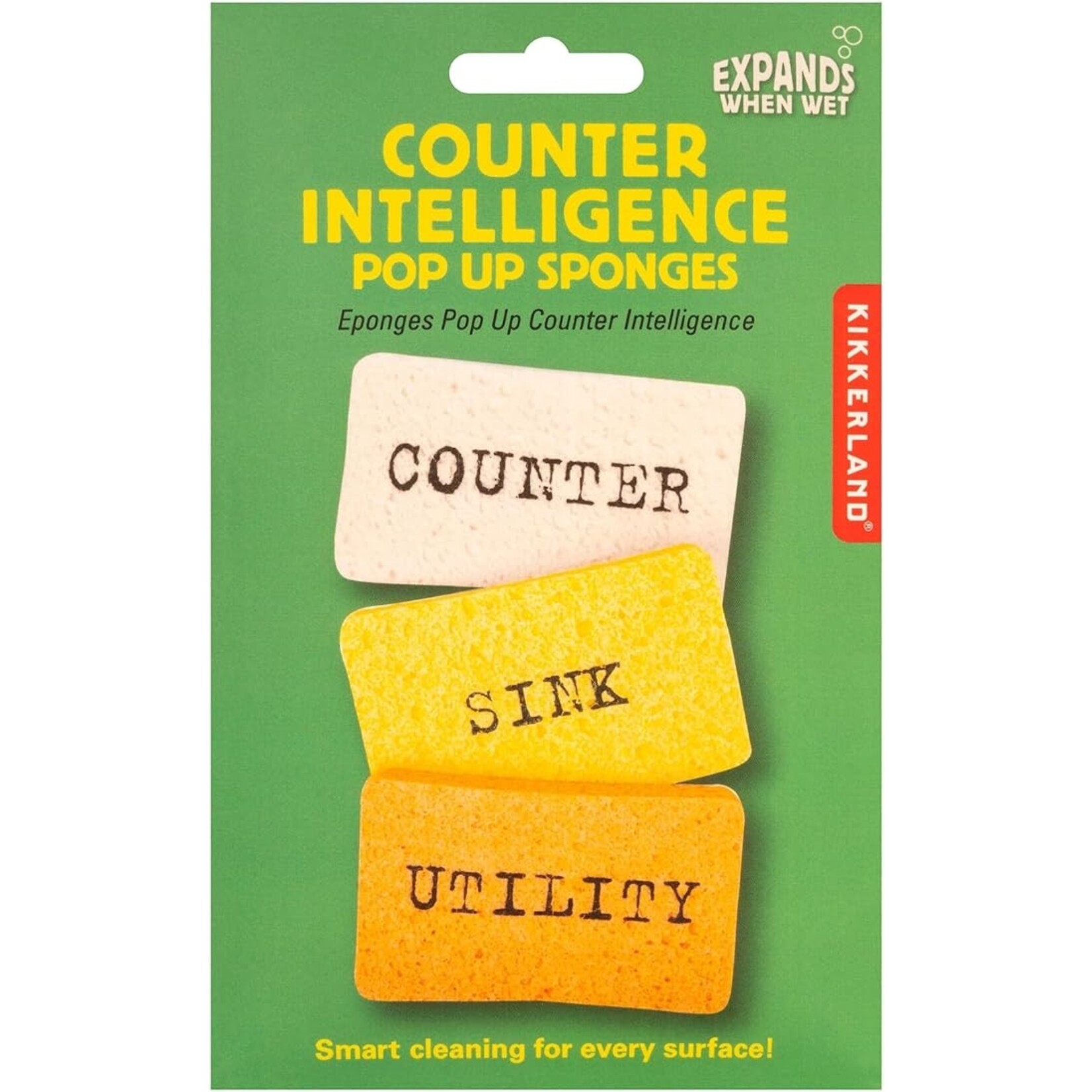 Counter Intelligence Pop-up Sponges