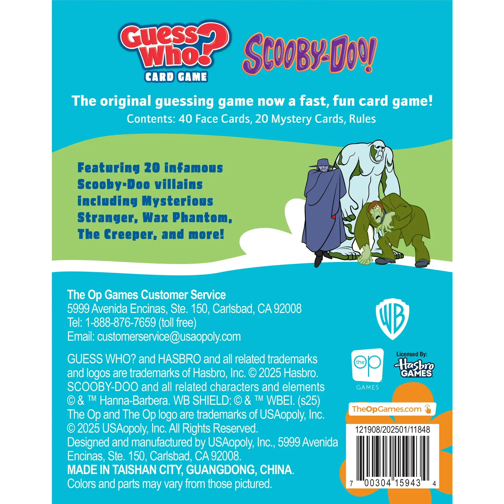 Guess Who Card Scooby Doo