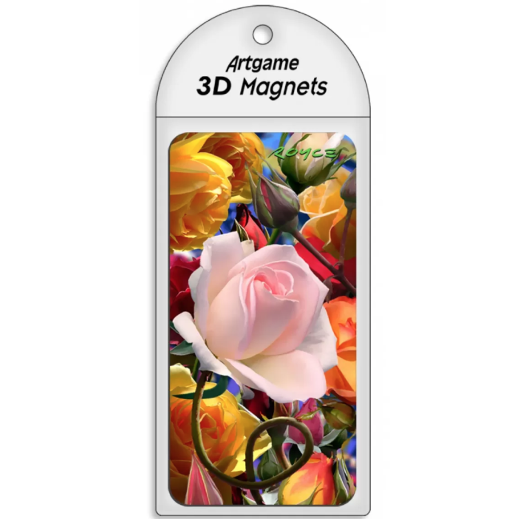 Wild Roses 3D Magnet