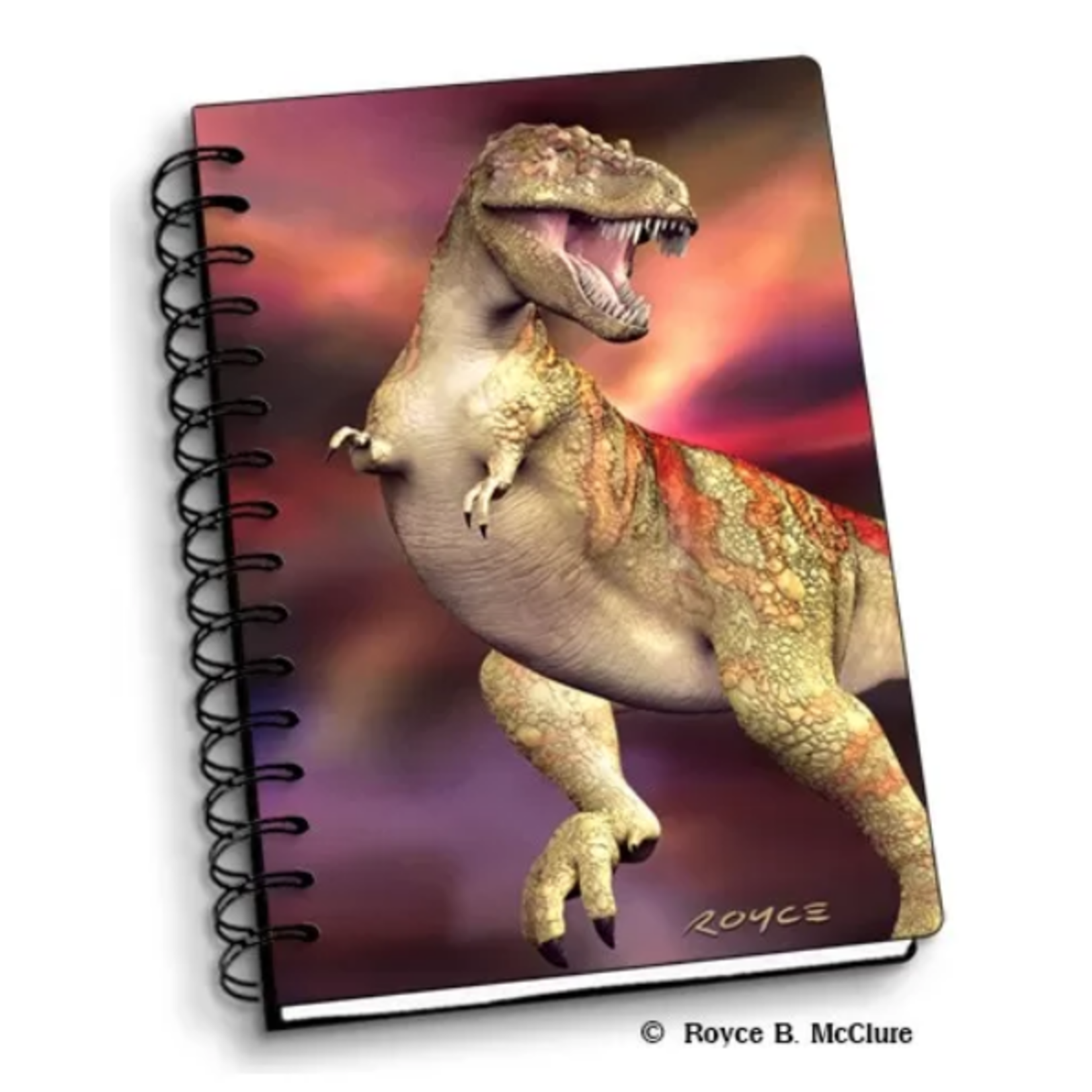 3D T-Rex Notebook