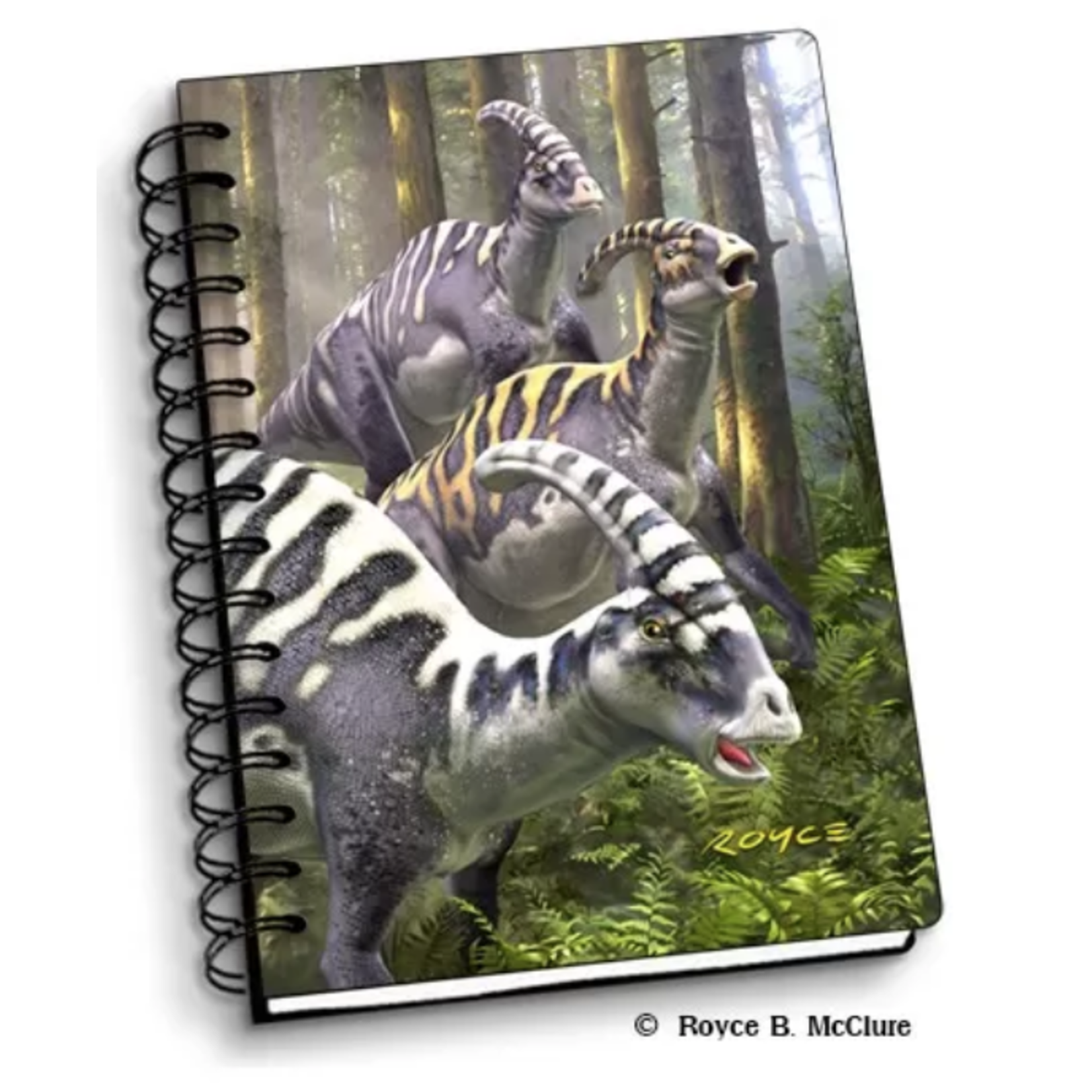 3D Parasaurolophus Notebook