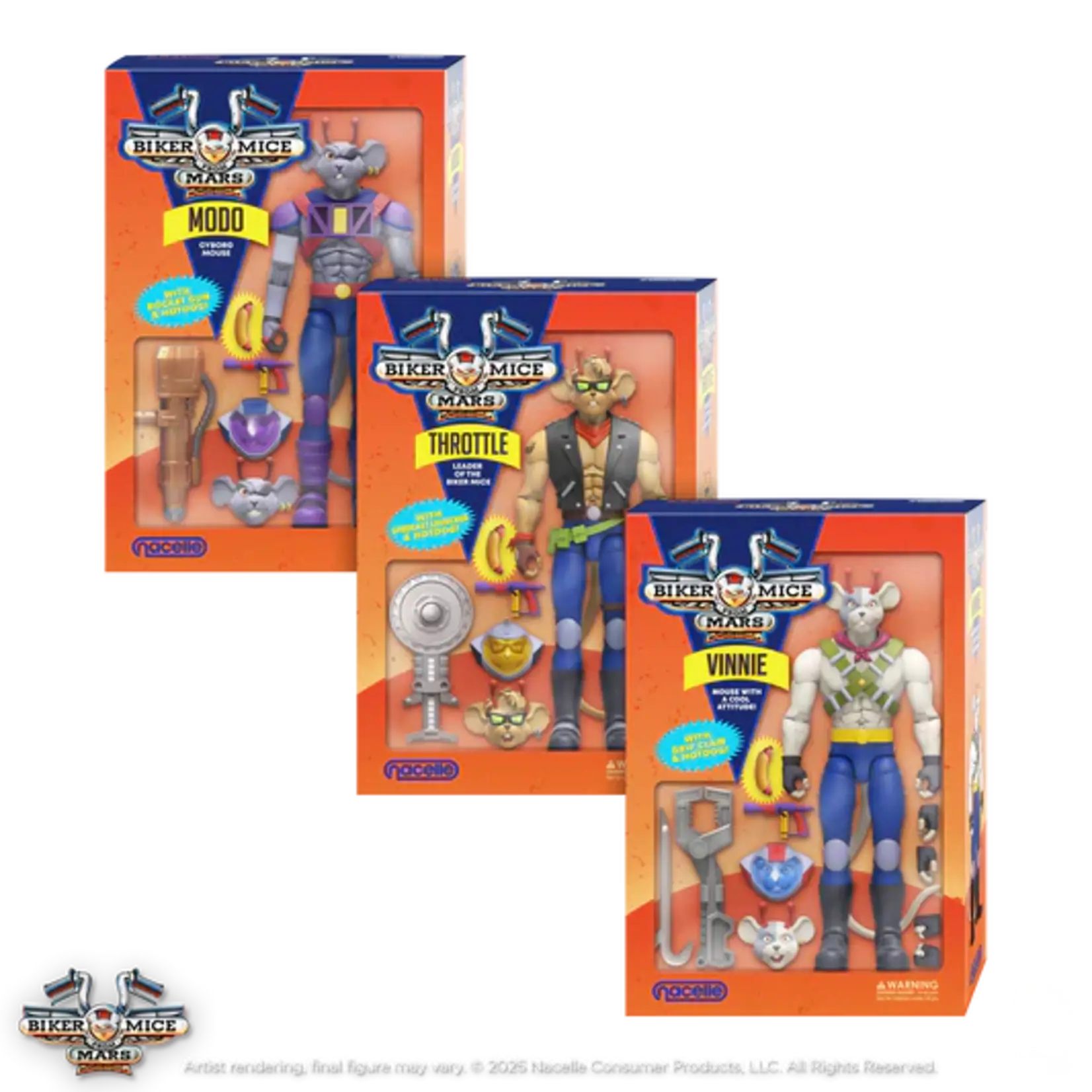 Biker Mice From Mars Figure Asst