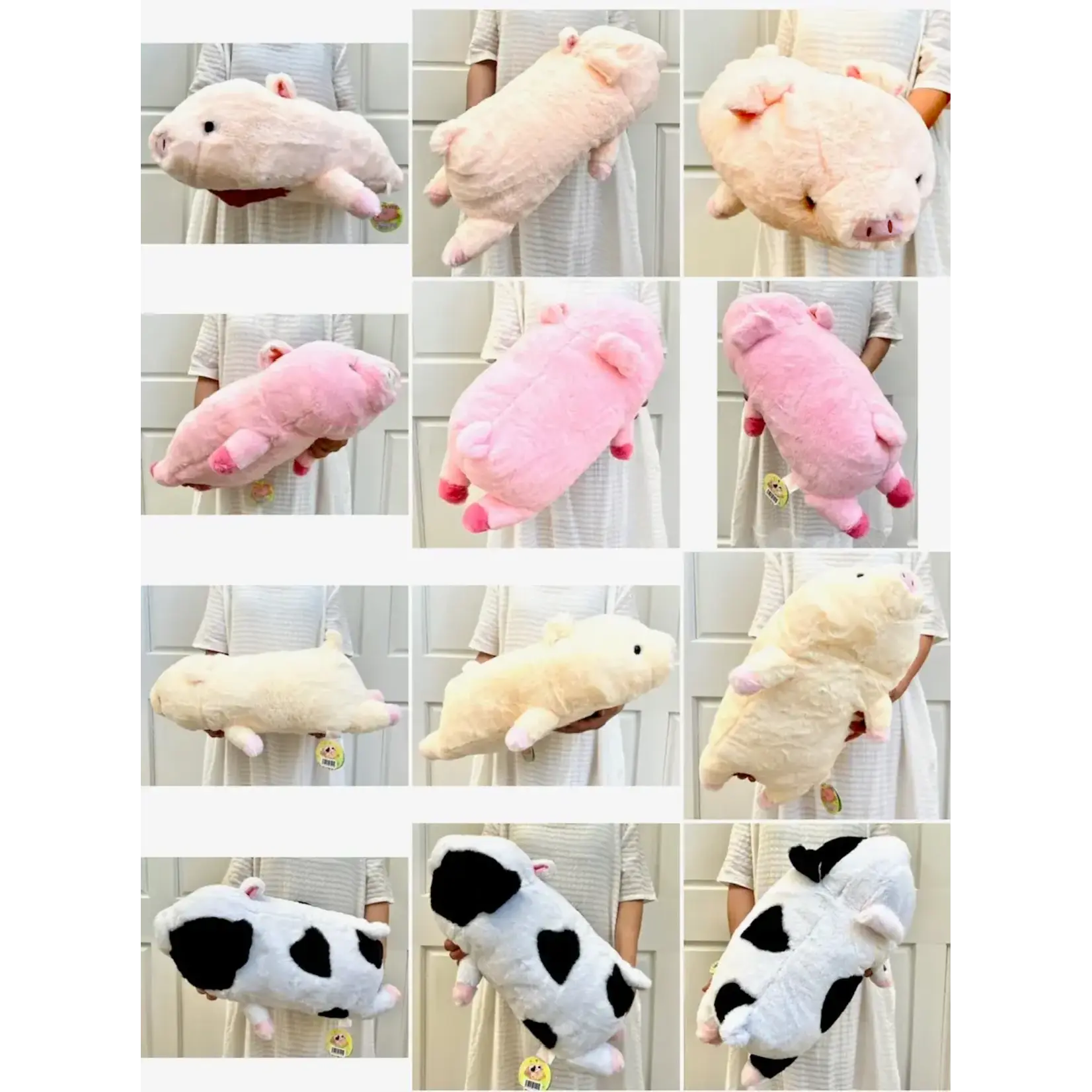 Yell Jumbo Pig & Cow Plush