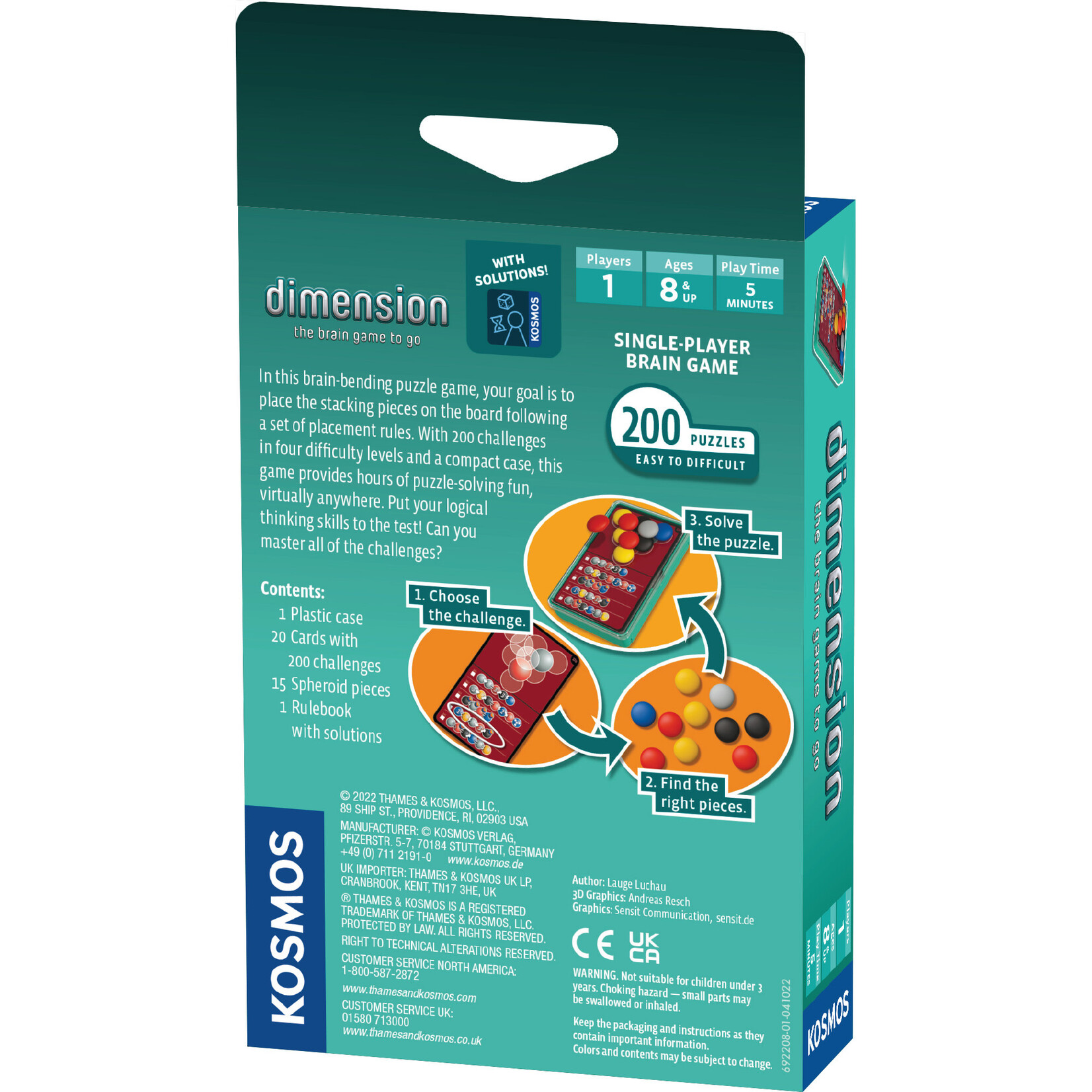 Dimension: The Brain Game To Go