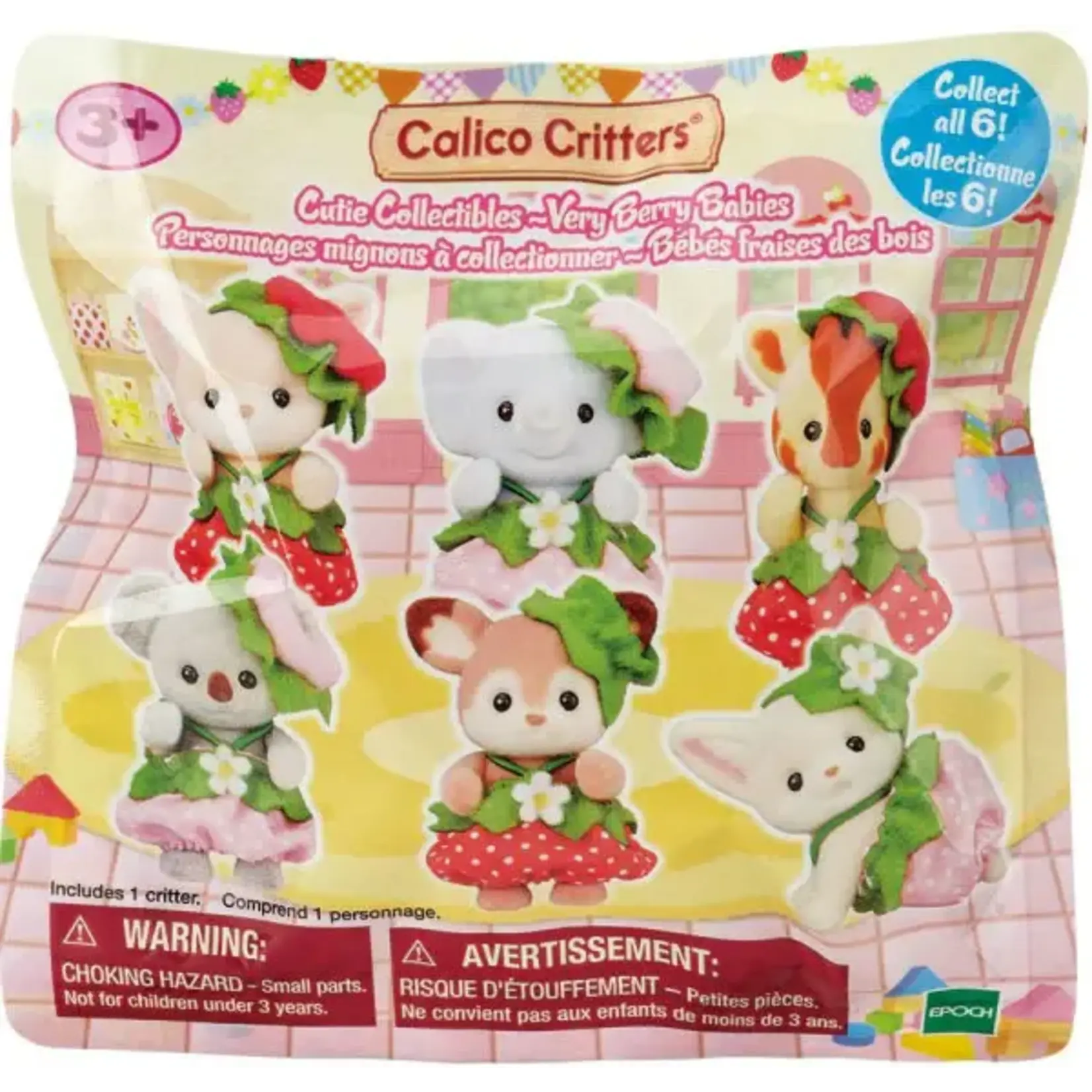 Calico Critters Calico Critters Cutie Collectibles: Very Berry Babies Surprise Bag