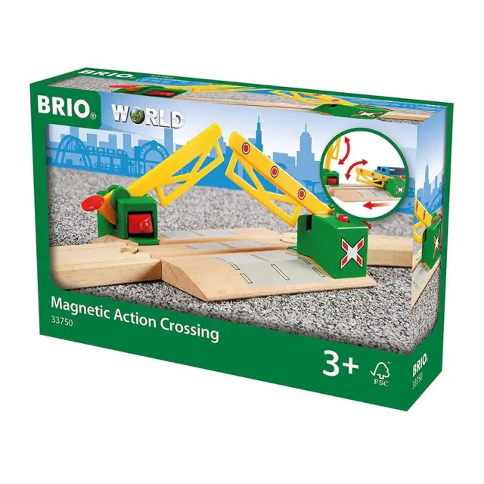 BRIO World Magnetic Action Crossing Playset