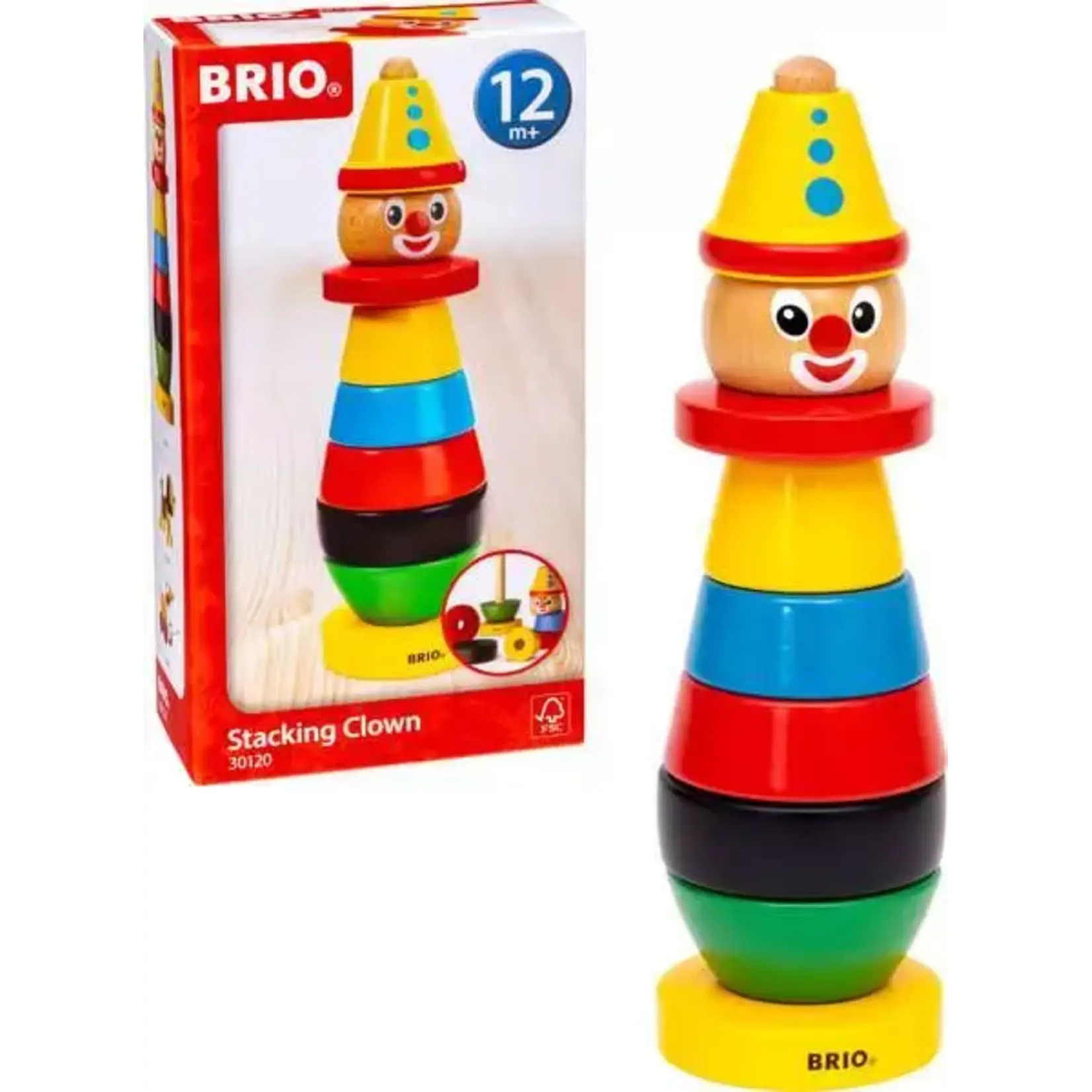 BRIO Stacking Clown