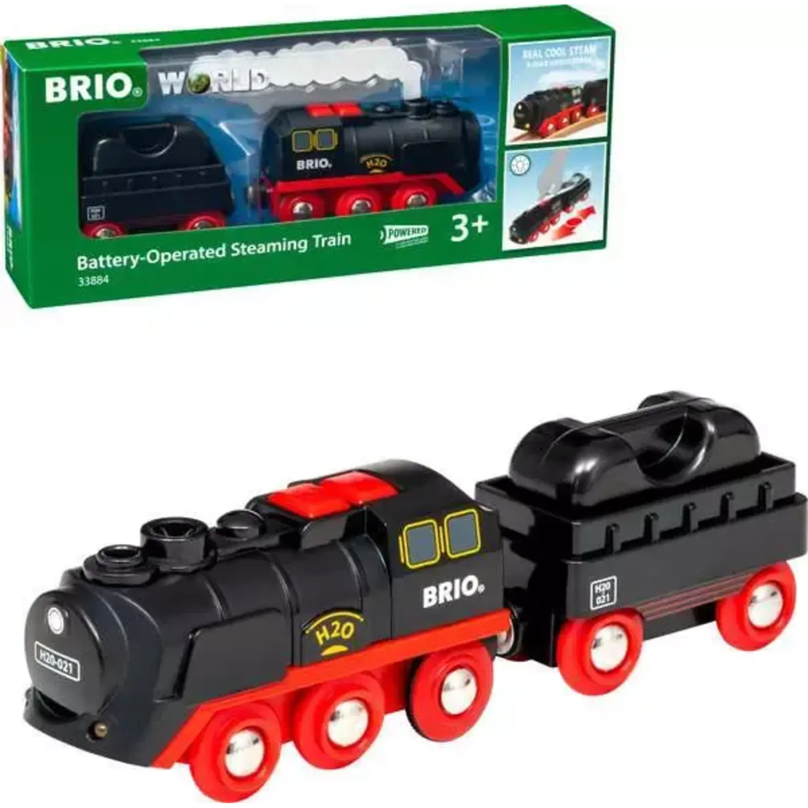 BRIO World Battery Operated Steaming Train
