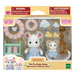 Calico Critters Bathtime Bubble Siblings