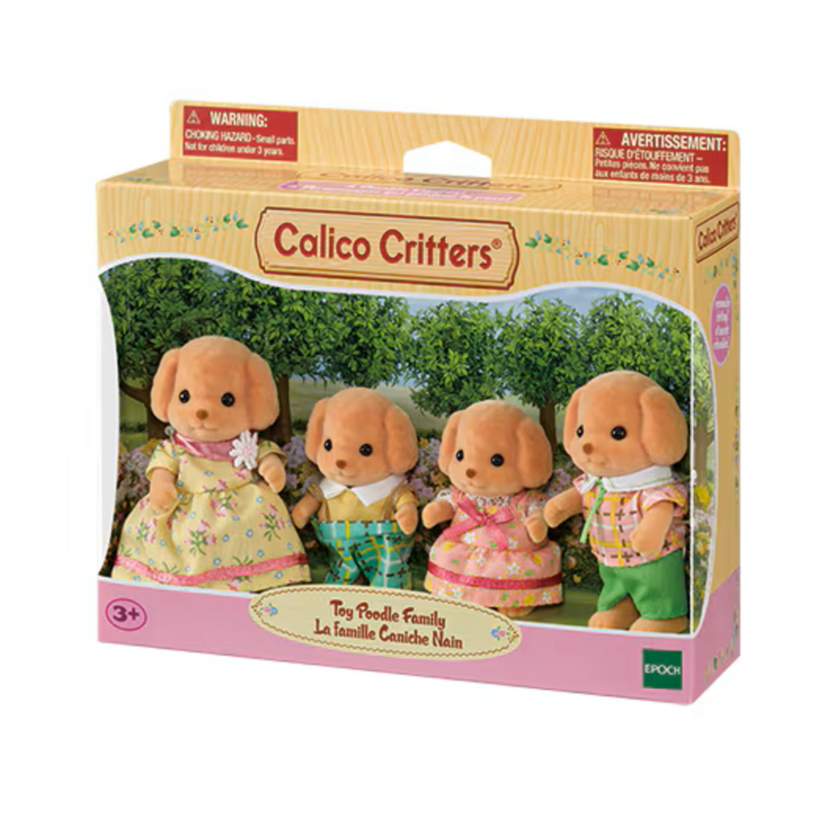 Calico Critters Toy Poodle Family Set