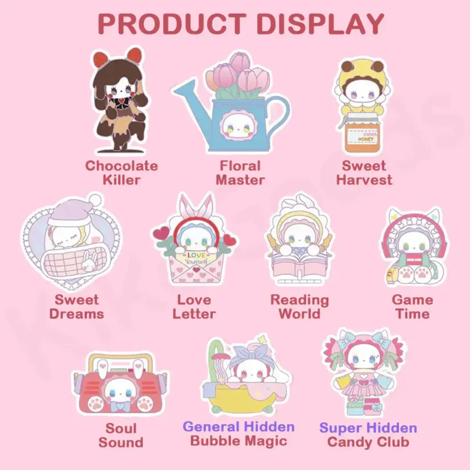 Emma Secret Forest Love Dopamine Series Surprise Figure