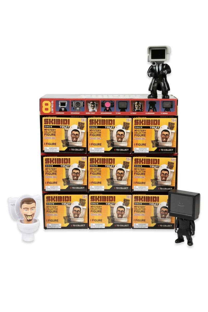 SKIBIDI TOILET ミステリーコレクターフィギュアフルセット8点 Skibidi Toilet Mystery Collector Series, 1 of 8 Characters