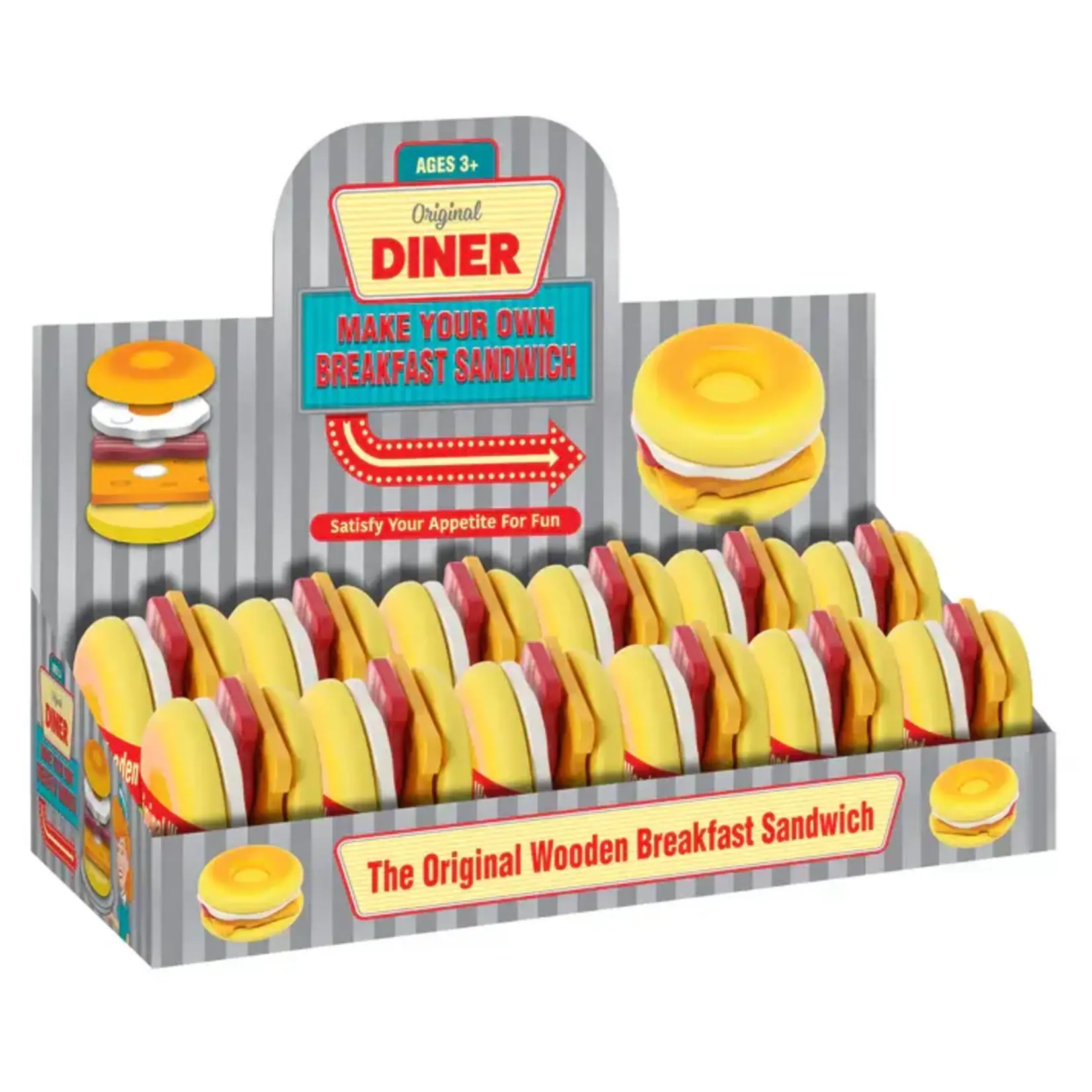Build A Breakfast Sandwich: Wooden Assembly Toy