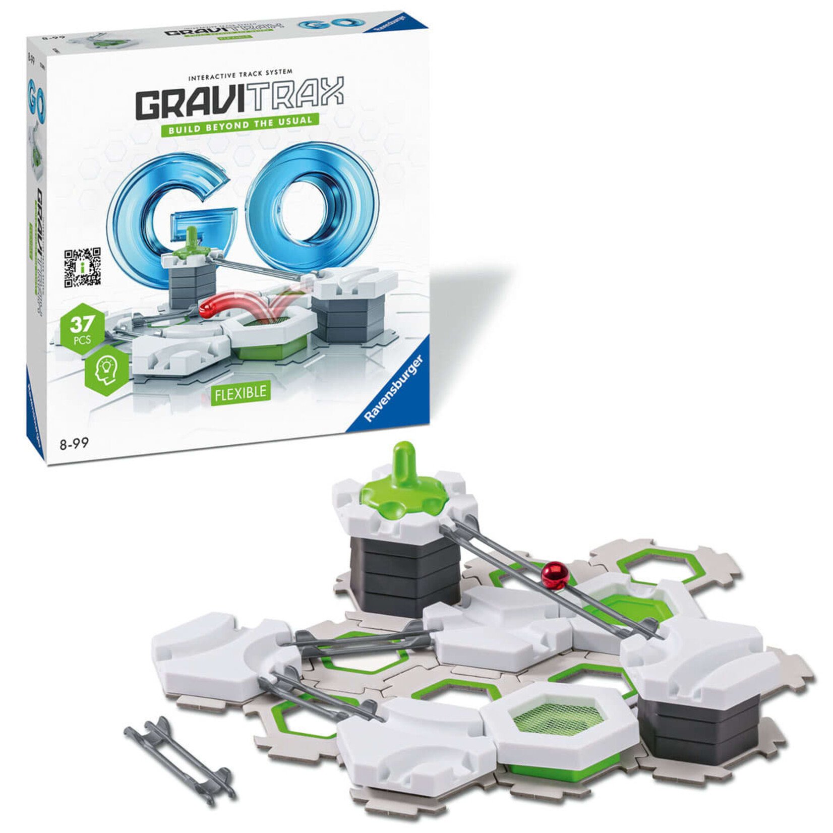GraviTrax Go: Flexible Marble Run Set