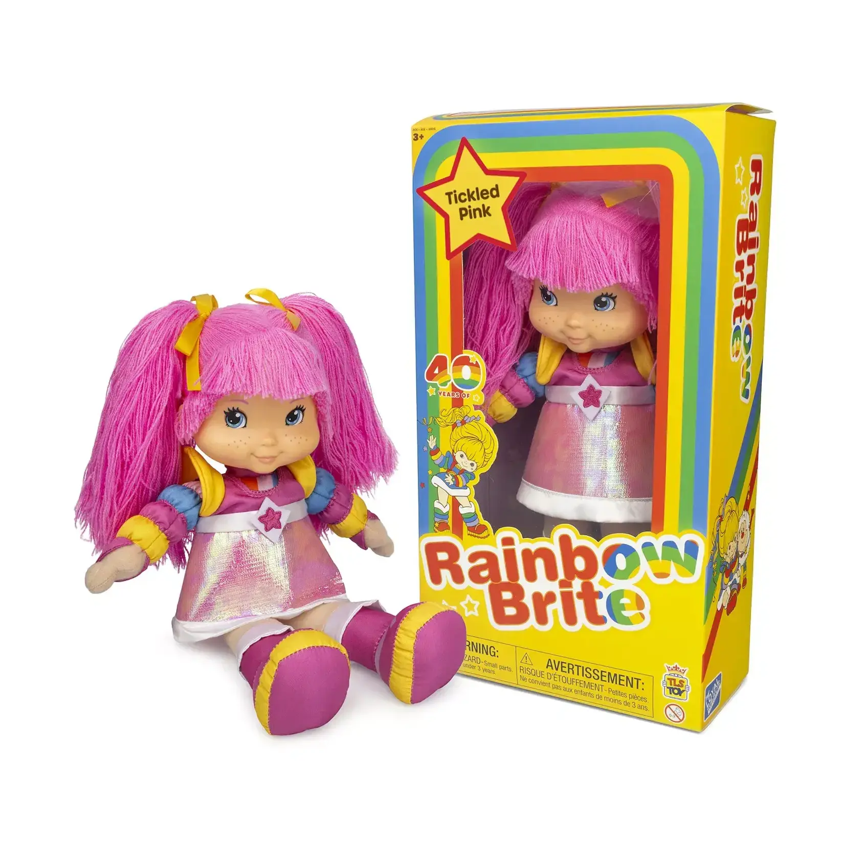 Rainbow Brite 12" Plush Doll Tickled Pink