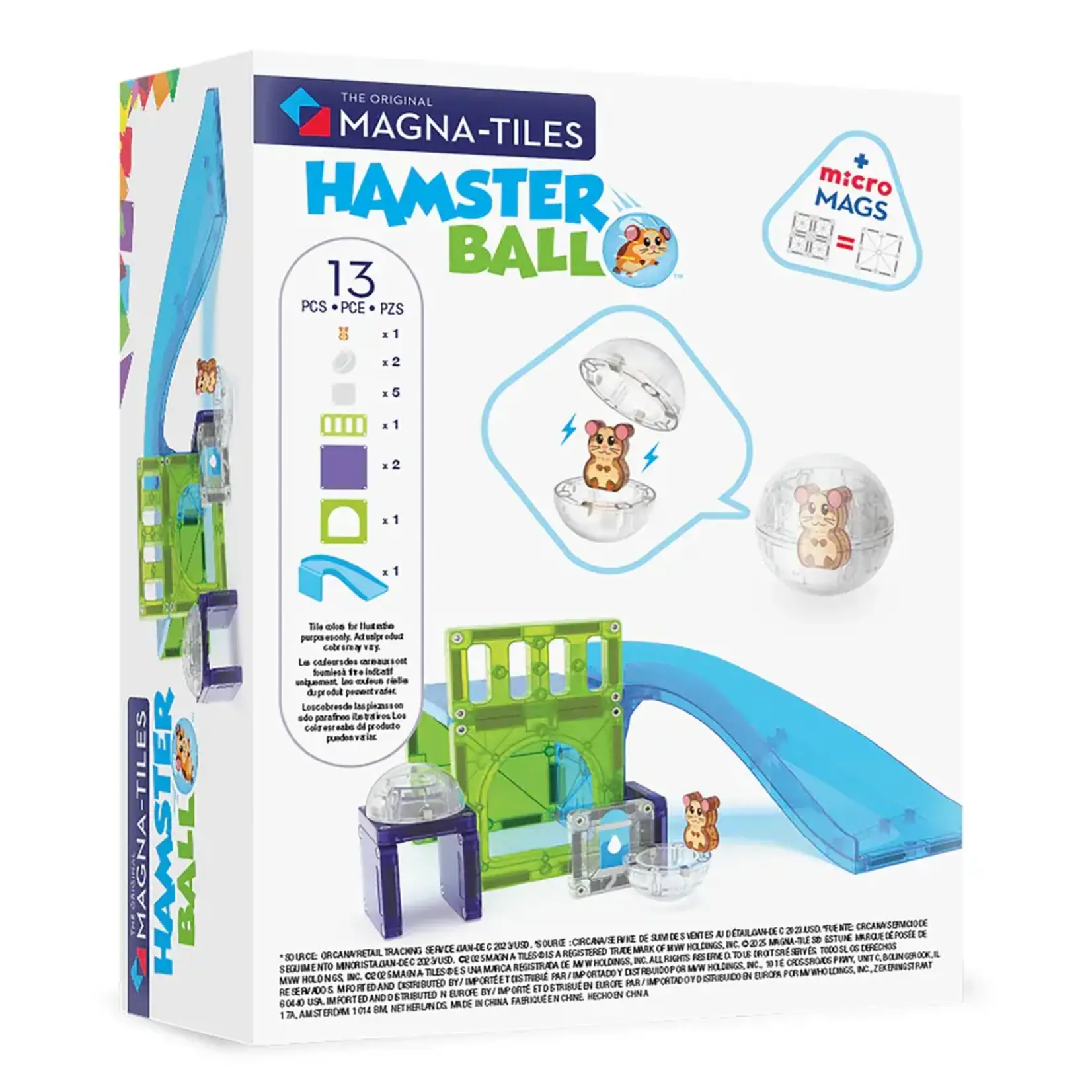MAGNA-TILES Hamster Ball 13-Piece Set
