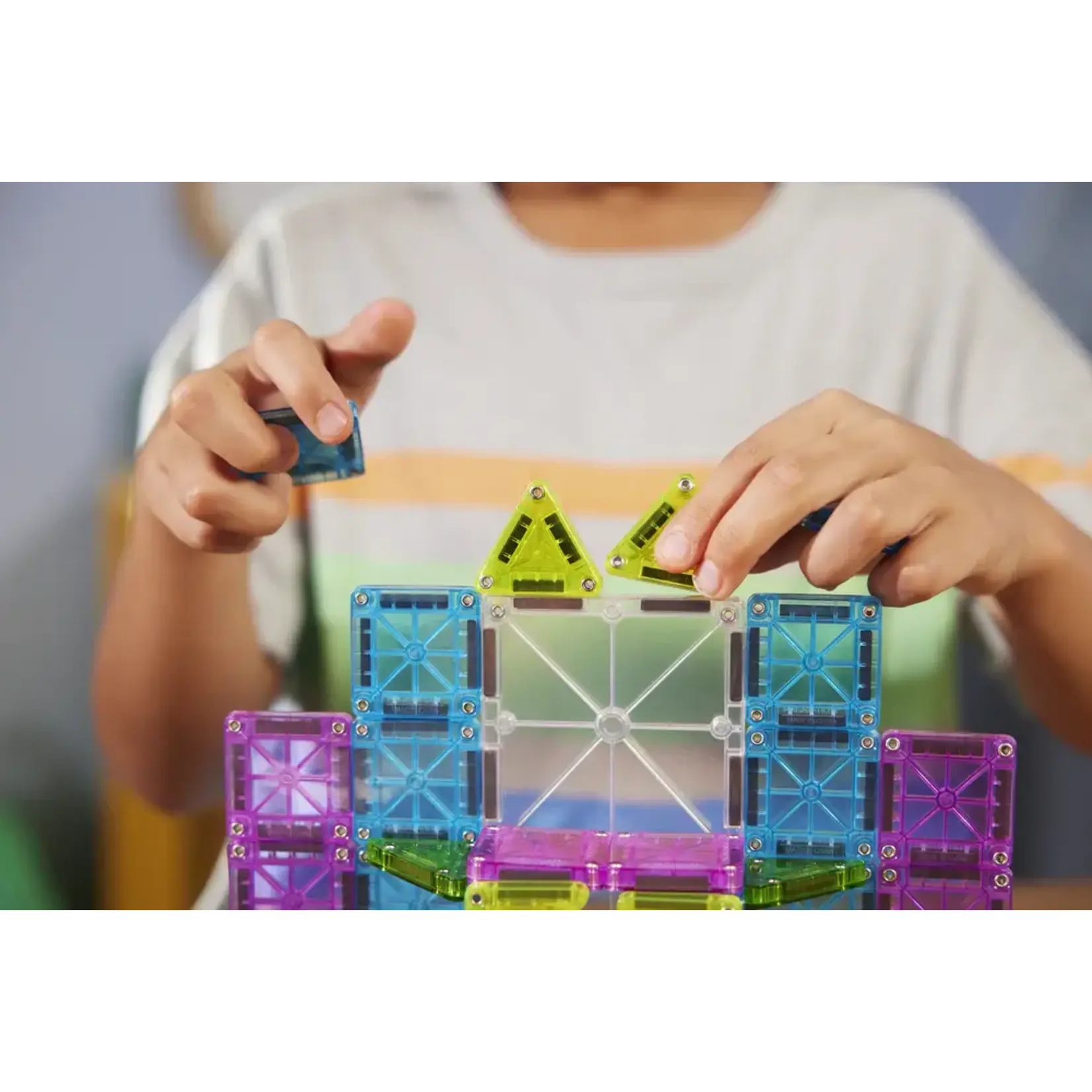 MAGNA-TILES MicroMAGS Travel Set Deluxe: 55-Piece Set