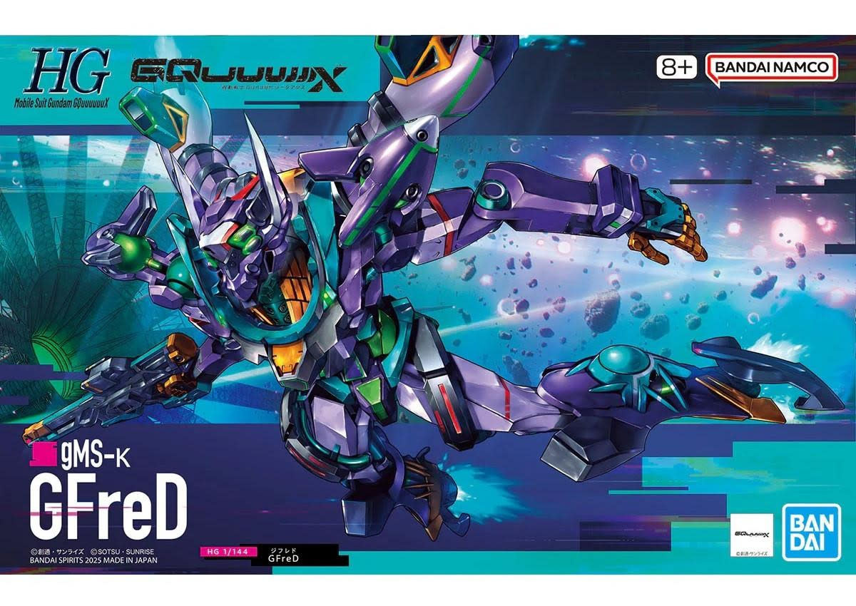 8 GFreD 'Gundam GQuuuuuuX' – Bandai Hobby HG - Toy Joy