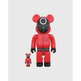 Squid Game Guard Circle 100% & 400% 2pk Be@rbrick - Toy Joy