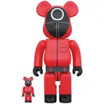 Medicom Toy Squid Game Guard Circle 100% & 400% 2pk Be@rbrick (Bearbrick)