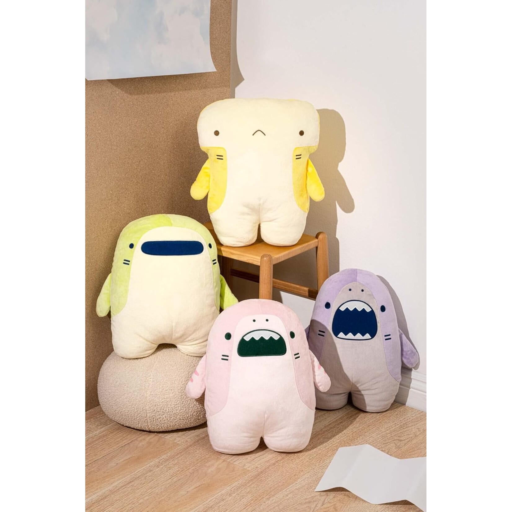 SAMEZU Pastel Hammerhead Shark 6.5" Plush