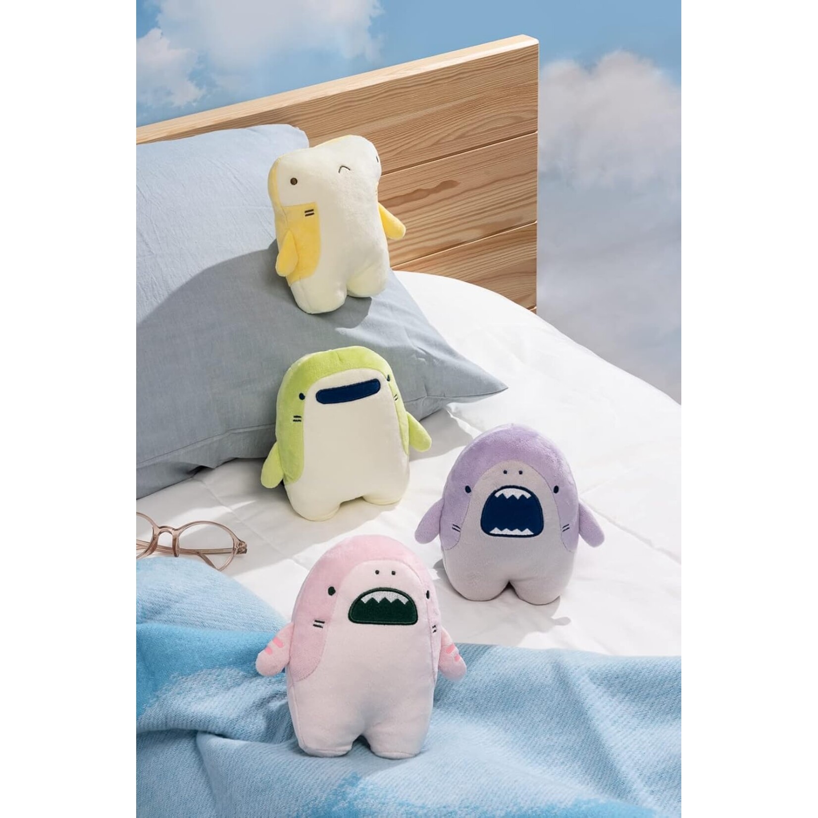 SAMEZU Pastel Hammerhead Shark 6.5" Plush