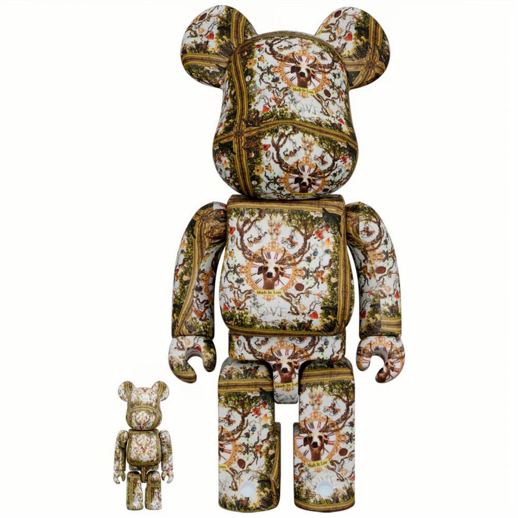 Medicom Toy BE@RBRICK (Bearbrick) MUCH IN LOVE by Yuuki Ogura 100% 400% set