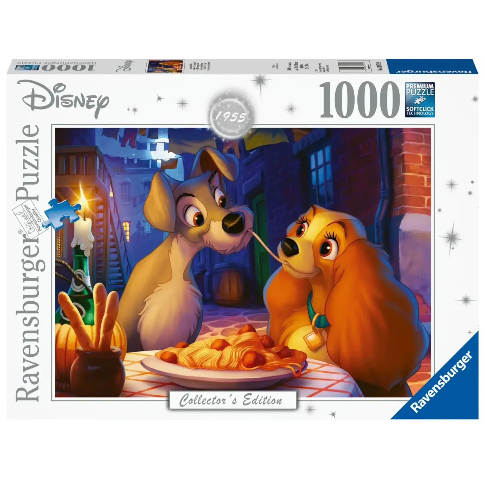 Lady and the Tramp - 1000 Piece Jigsaw Puzzle by Ravensburger