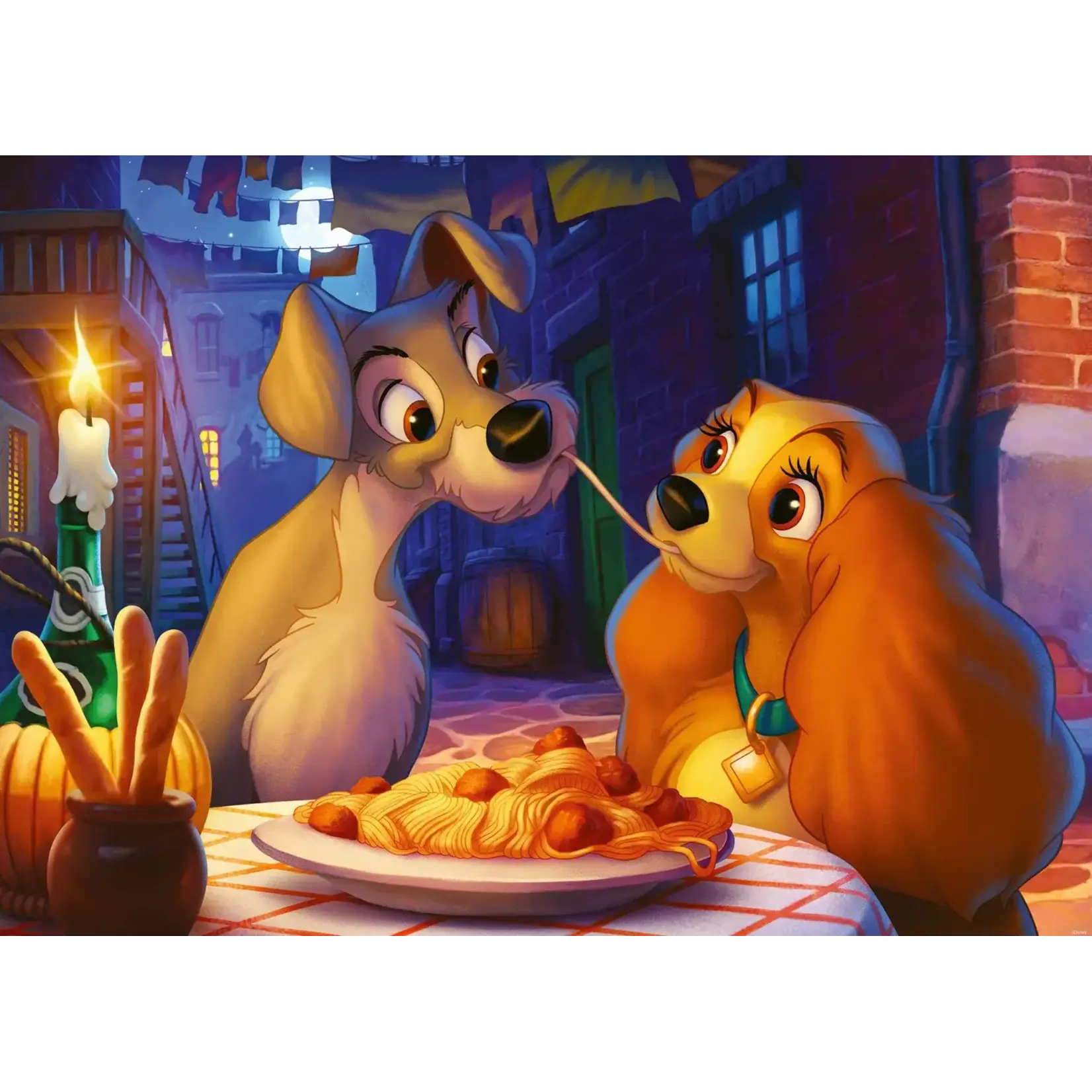 Lady and the Tramp - 1000 Piece Jigsaw Puzzle by Ravensburger
