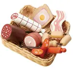 Wooden Charcuterie Basket: Play Food Set