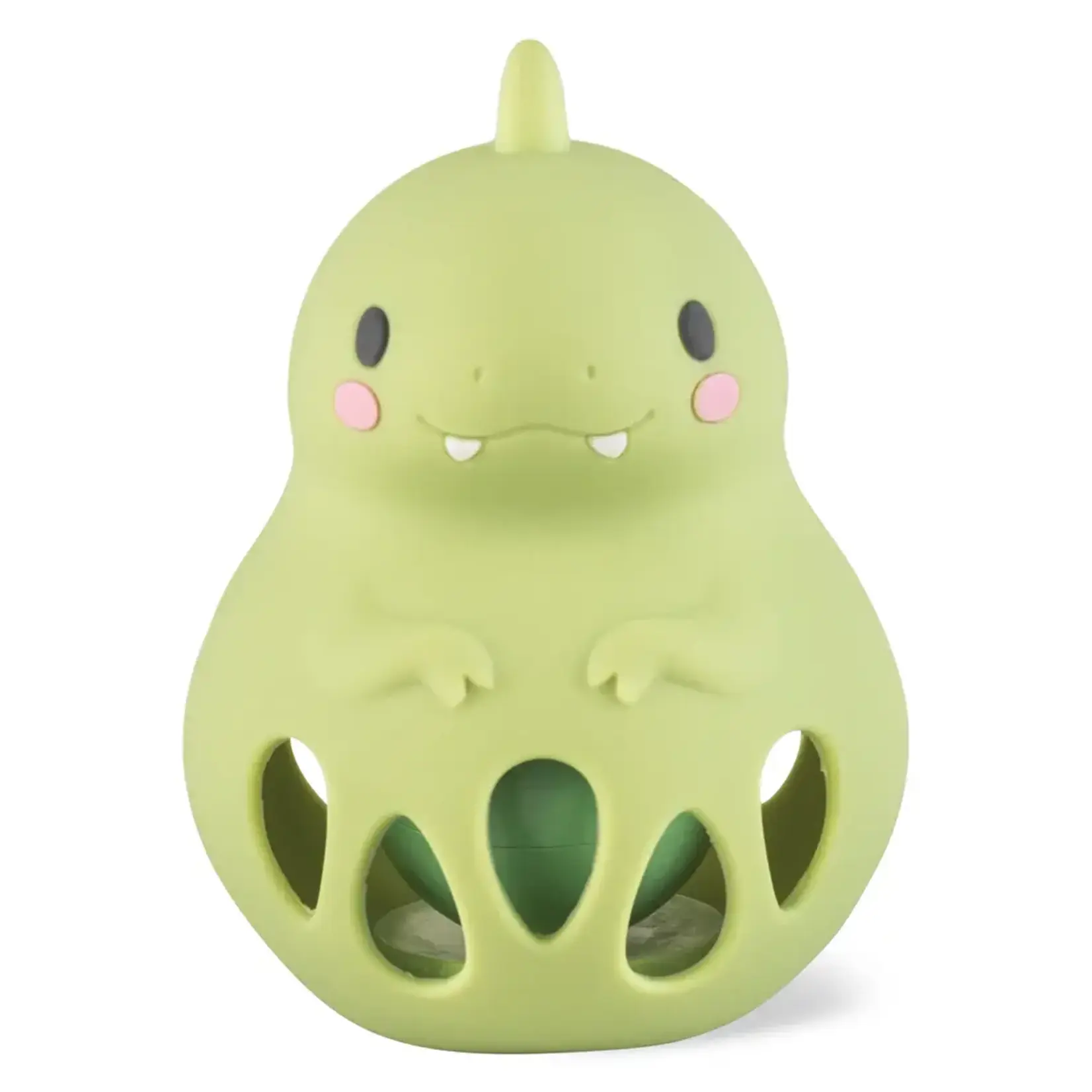 Silicone Dino Rattle