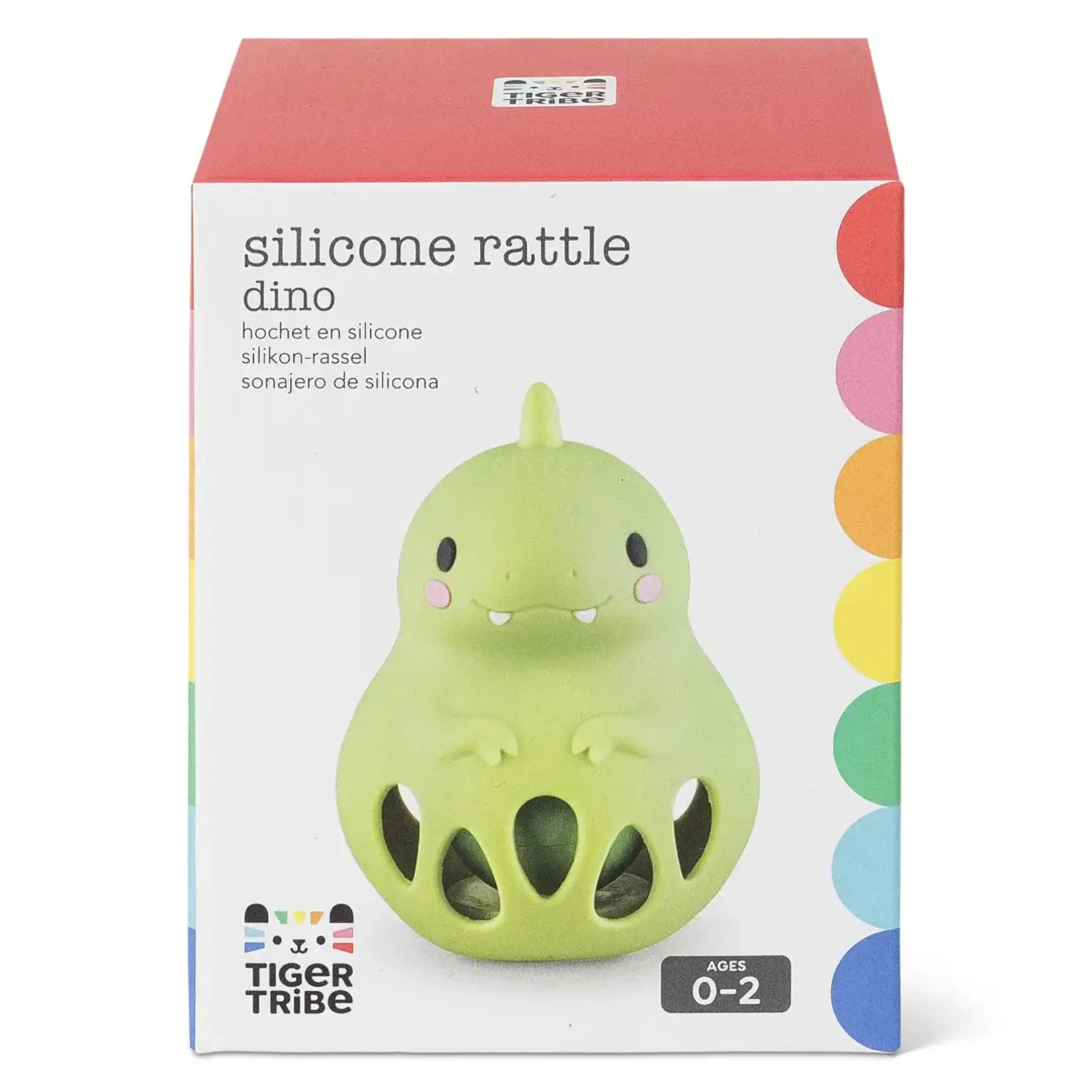 Silicone Dino Rattle