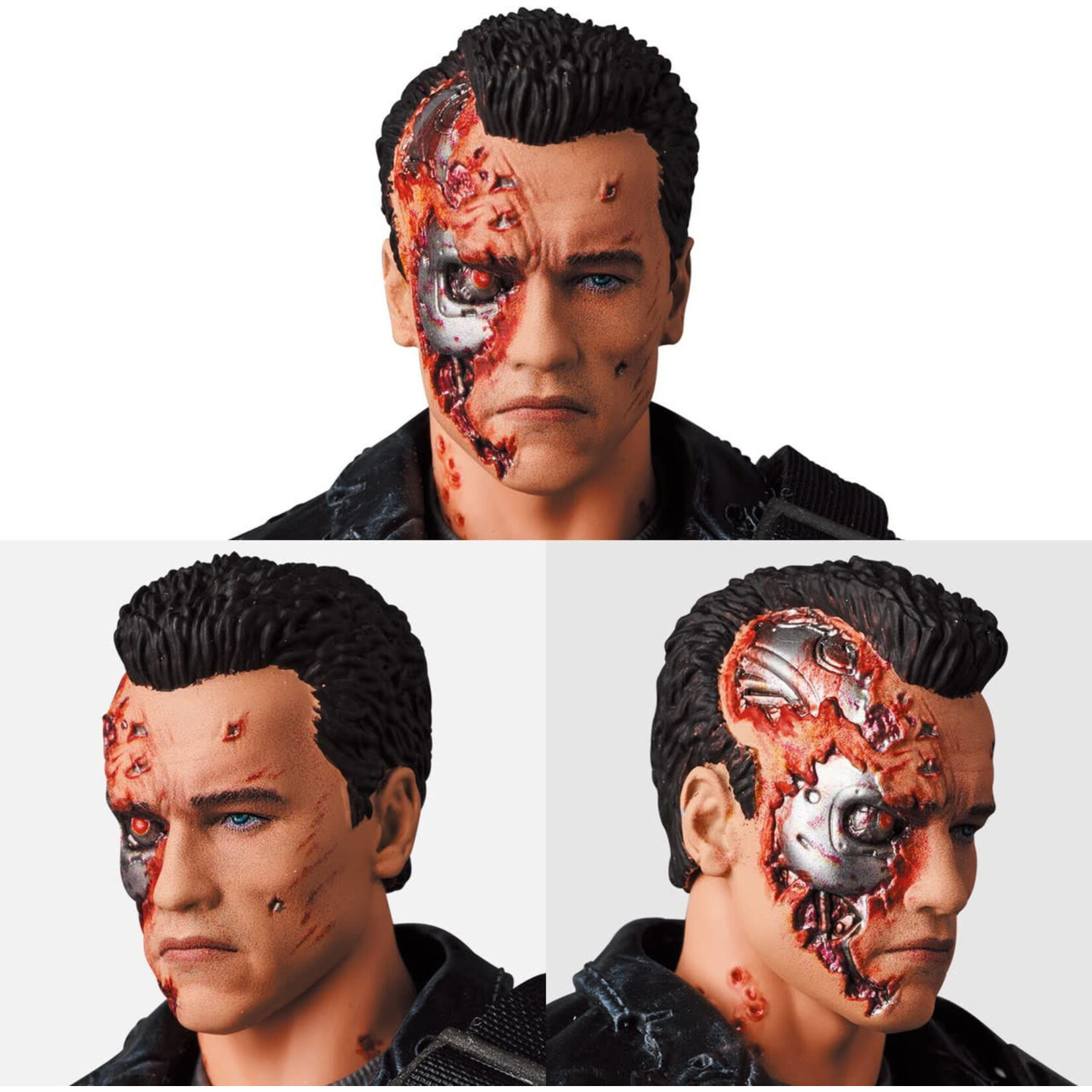 Terminator T-800 T2 Damaged Ver. Figure by Mafex Medicom